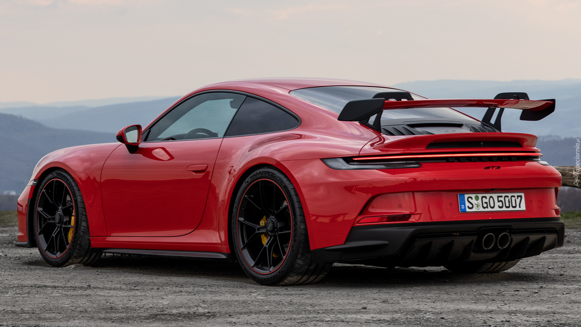 Porsche 911 GT3, 2021, Bok