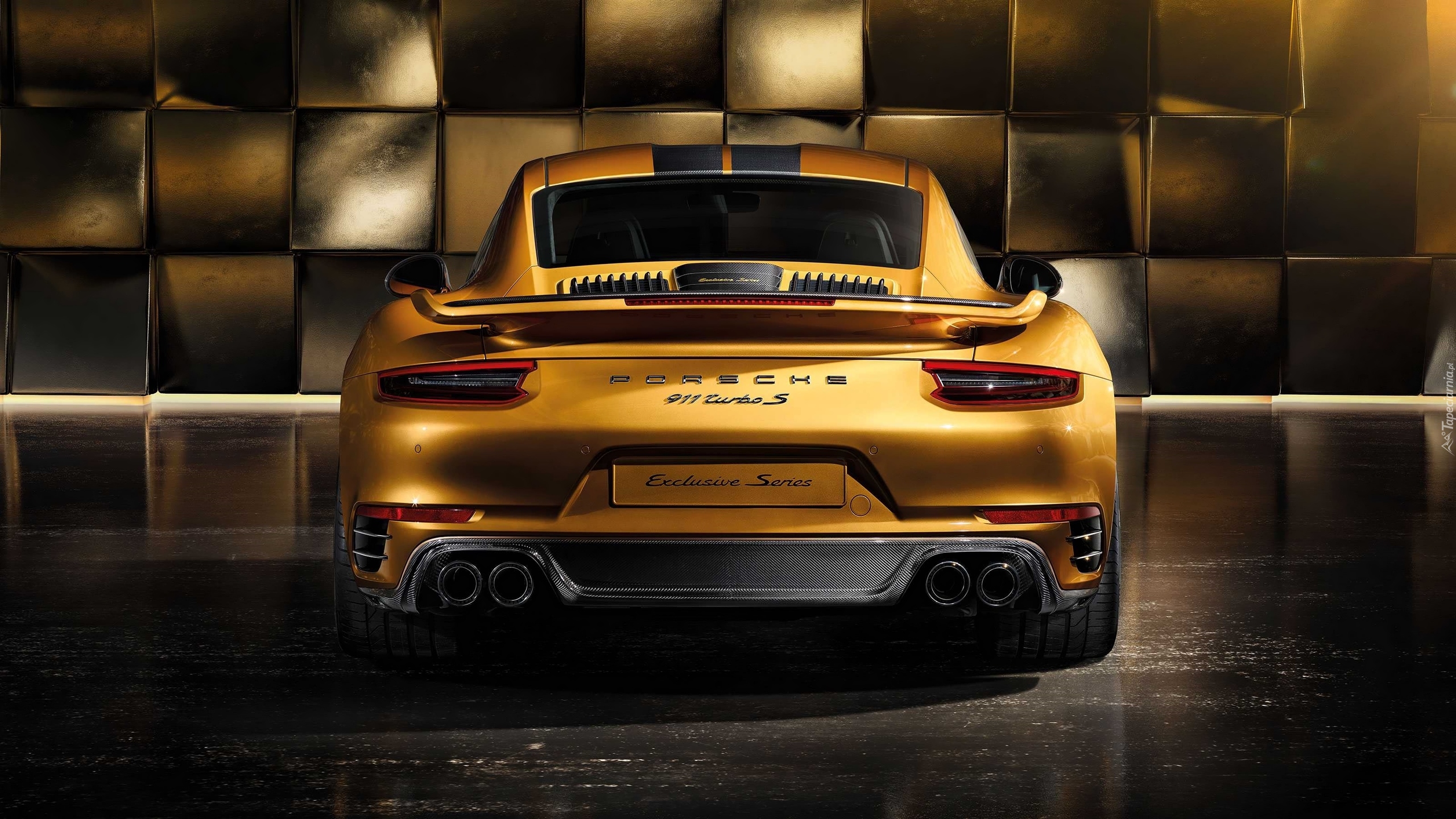 Porsche 911 Turbo S Exclusive Series, 2018, Tył