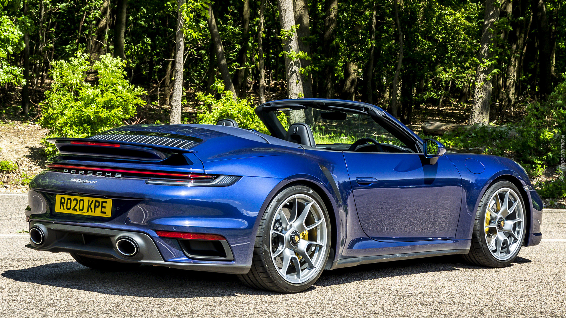 Porsche 911 Turbo S, Kabriolet, Tył