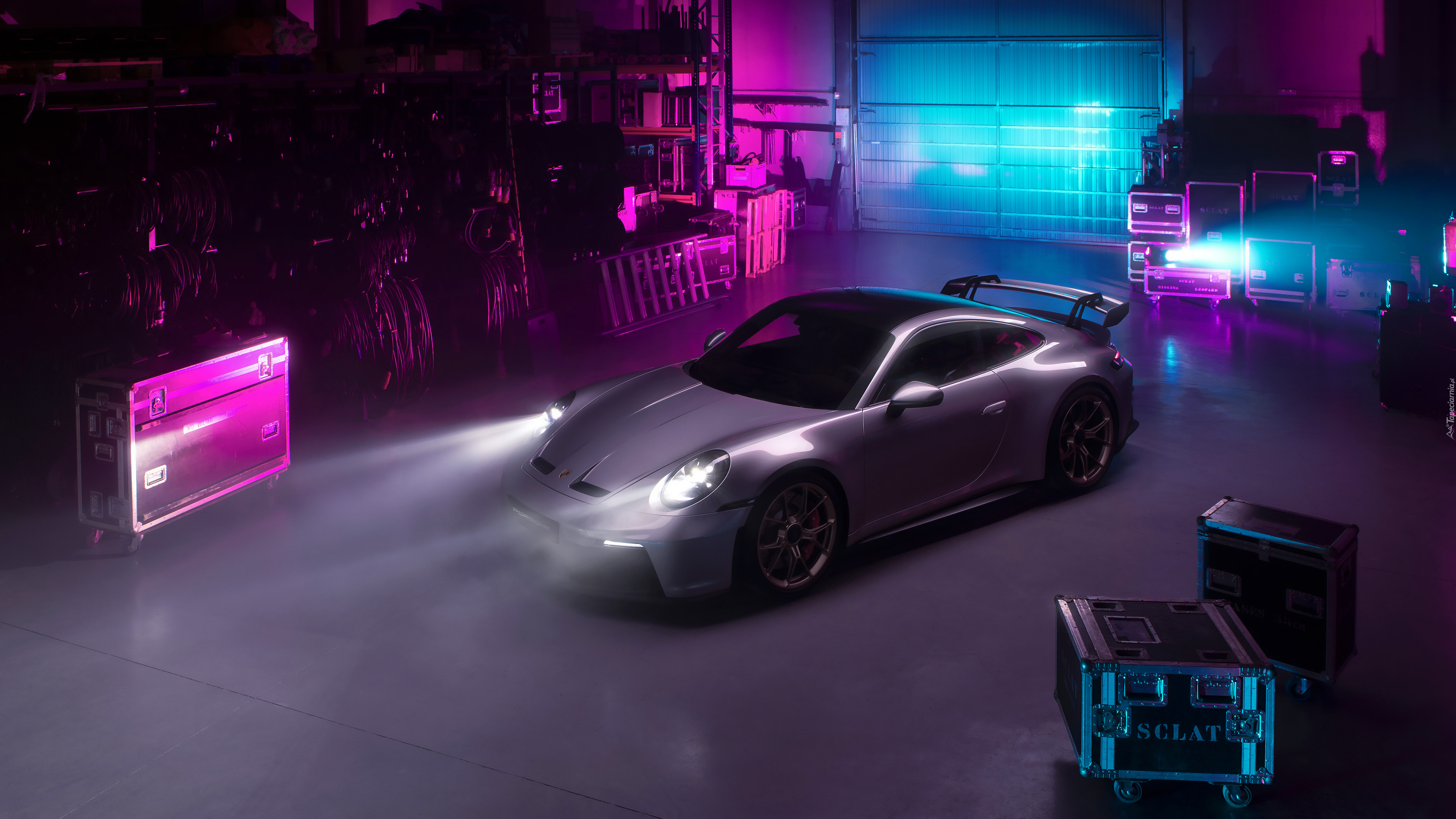 Gra, Cyberpunk 2077, Porsche 992 GT3