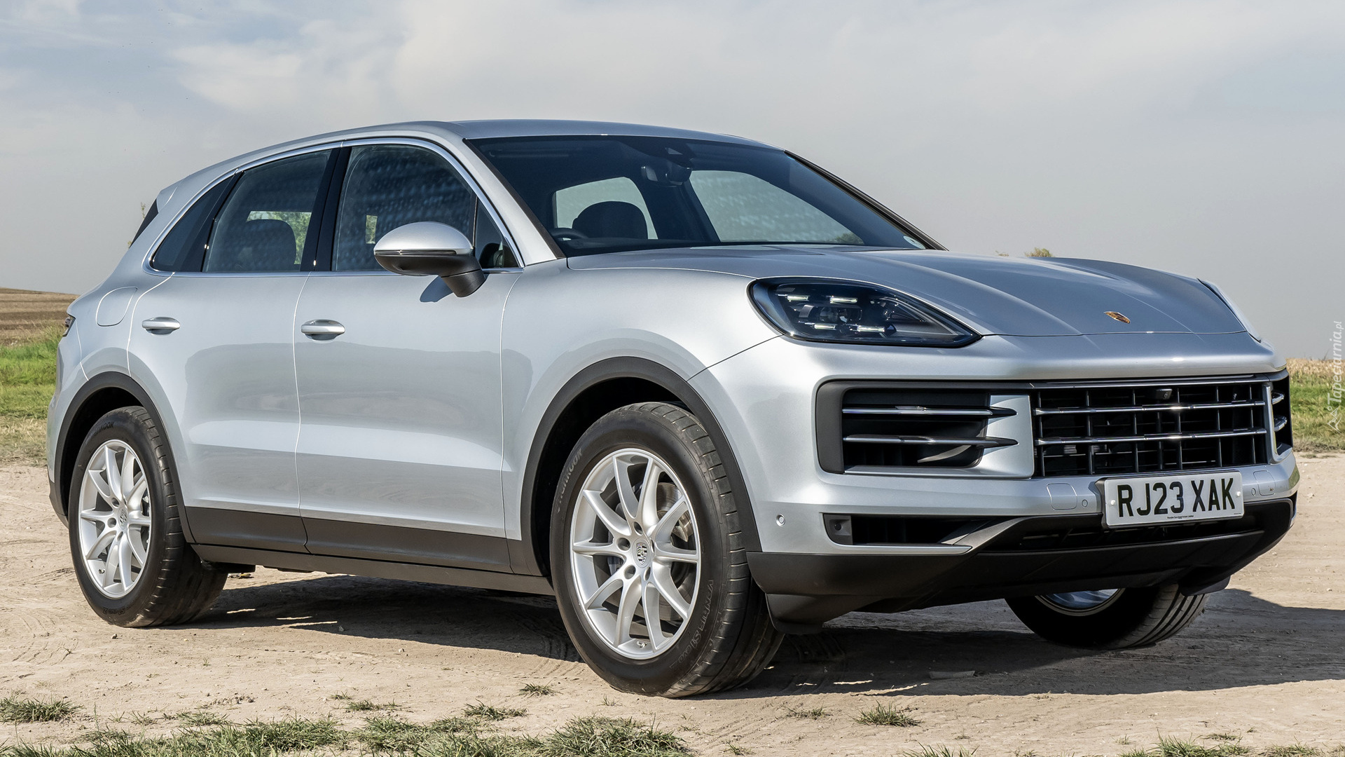 Srebrne, Porsche Cayenne, 2023