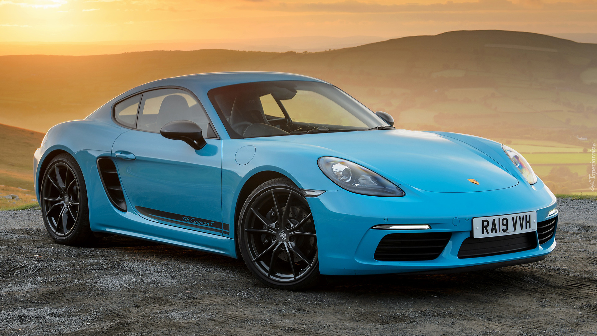 Niebieskie, Porsche 718 Cayman T