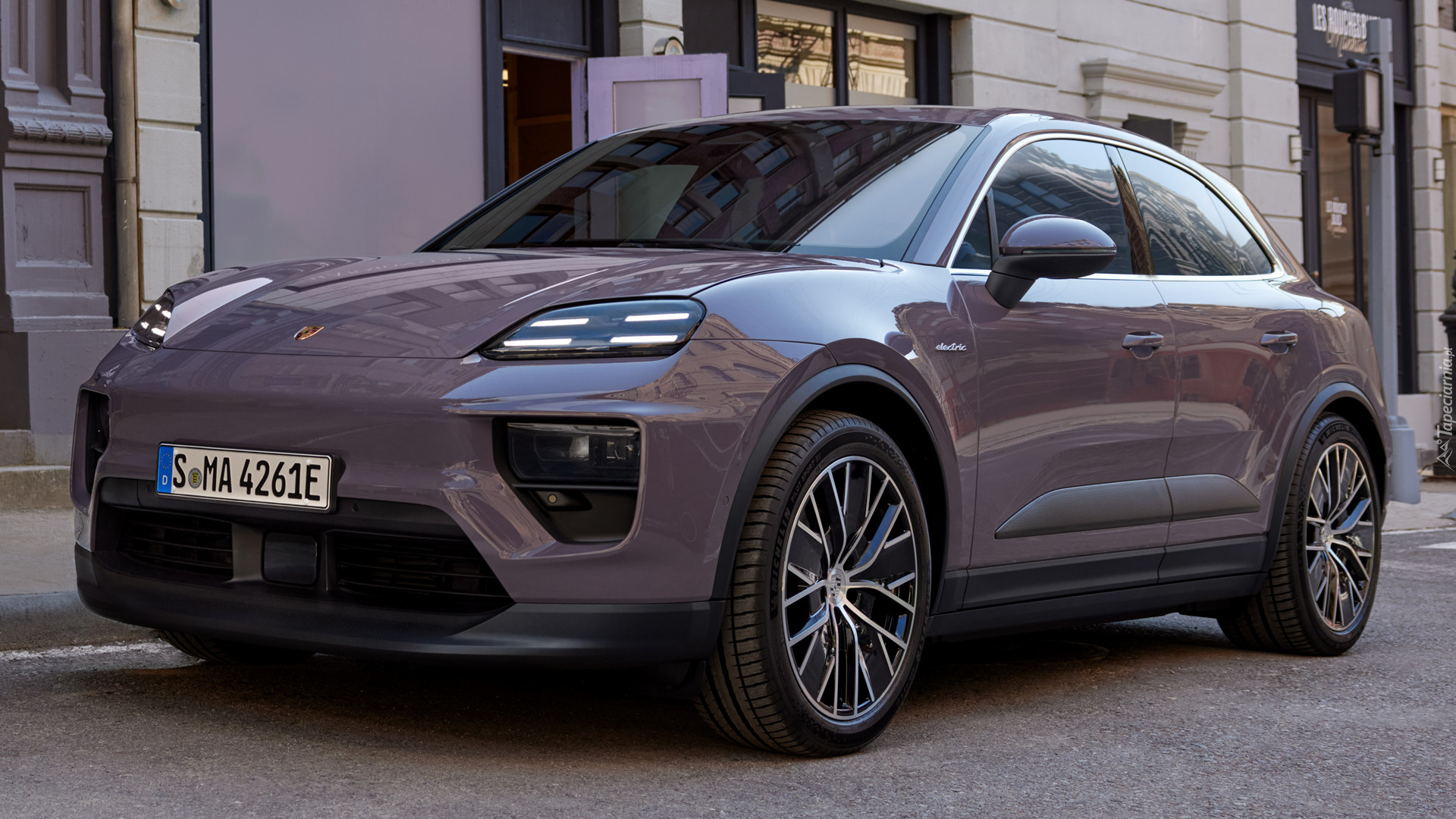 Porsche Macan, Przód, Bok, 2024