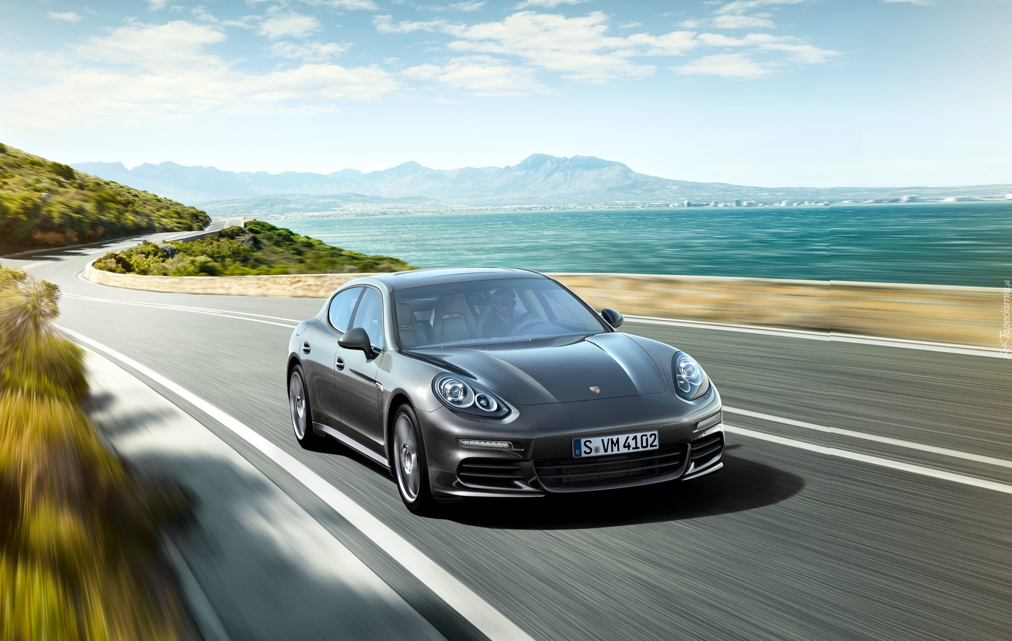 Porsche Panamera Turbo S, 907, 2013-2016,  Droga