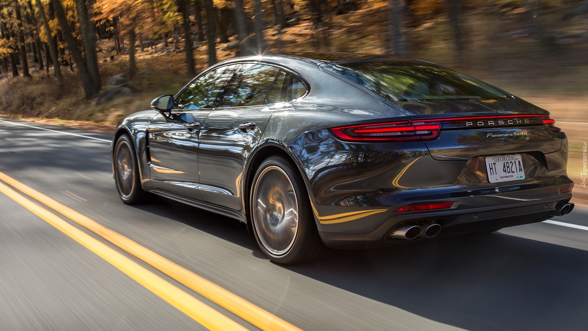 Porsche Panamera Turbo, 2017, Droga