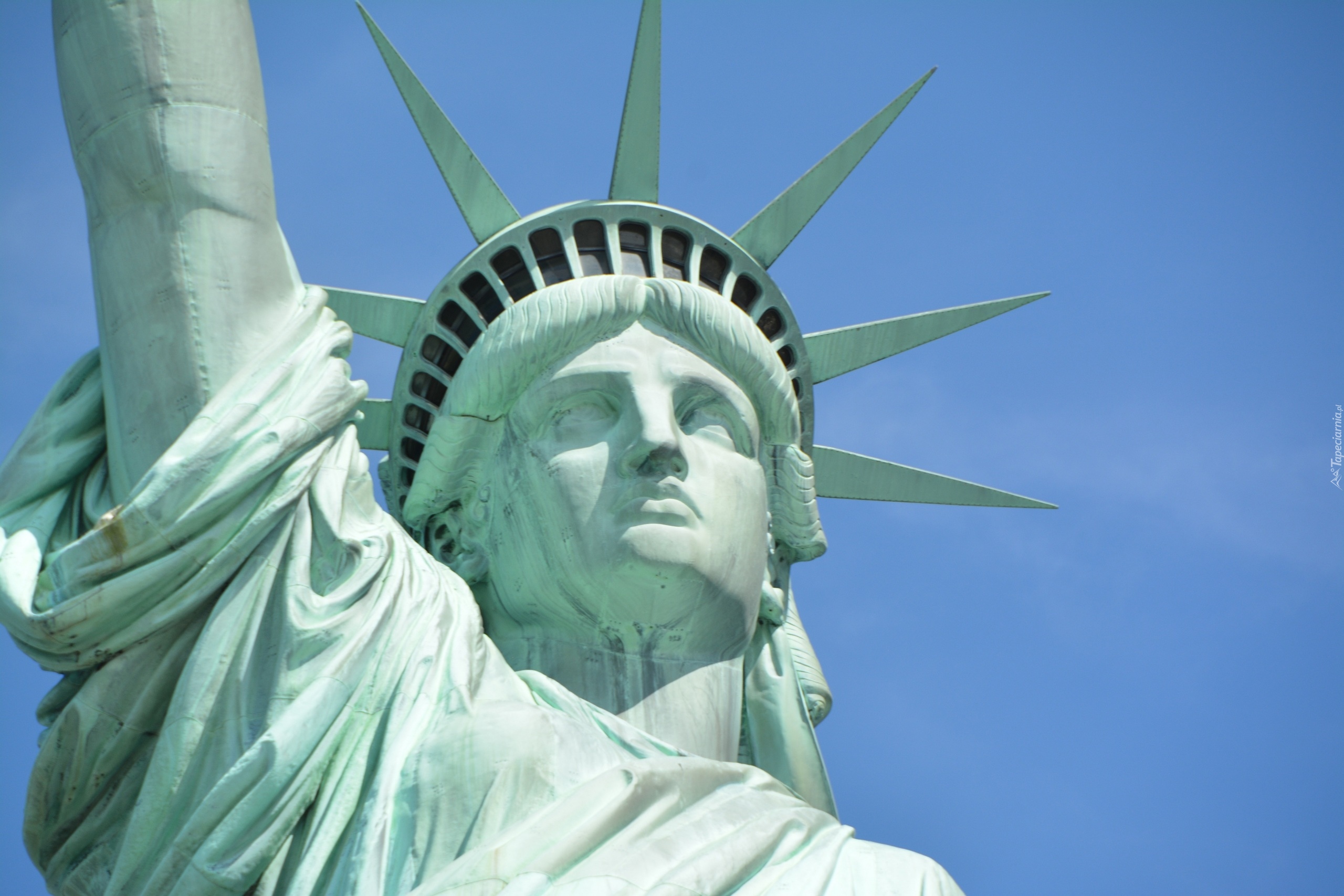 Posąg, Statua Wolności, Wyspa Liberty, Nowy Jork, Stany Zjednoczone