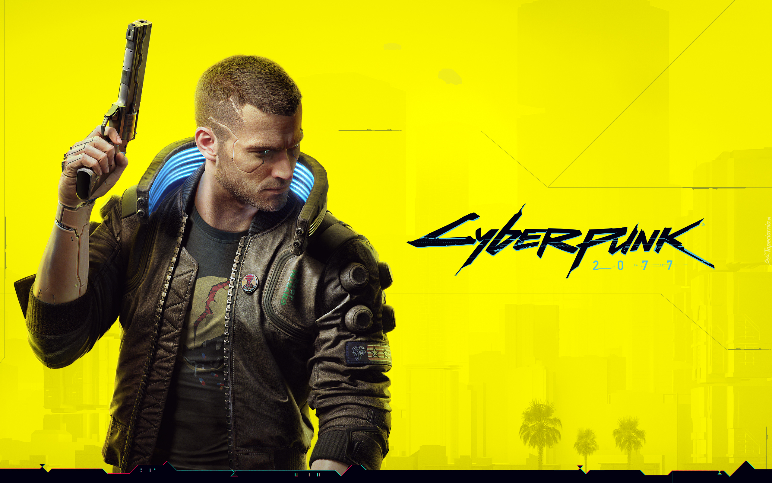 Cyberpunk 2077, Gra wideo, Postać, Pistolet