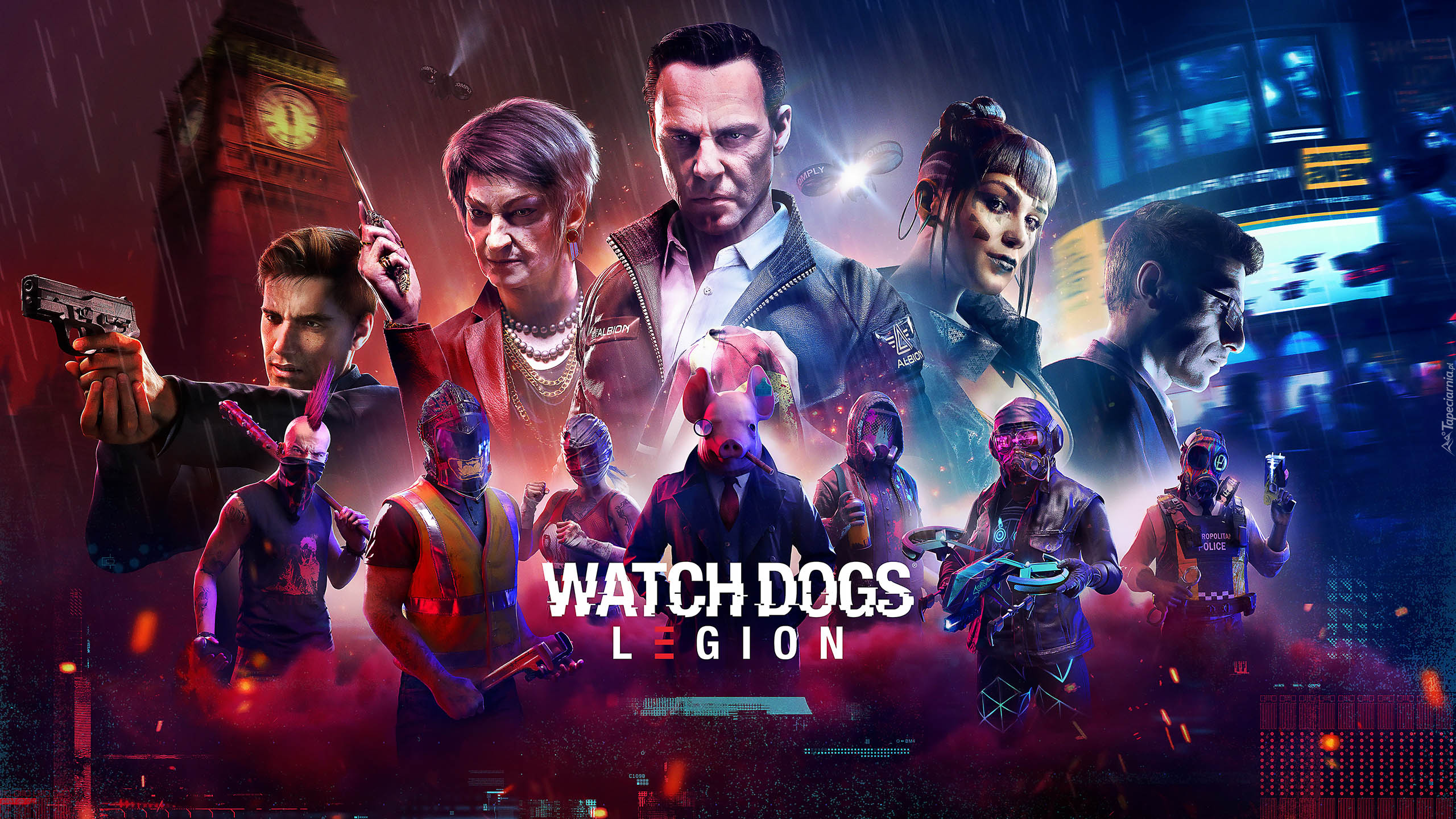 Gra, Watch Dogs Legion, Postacie