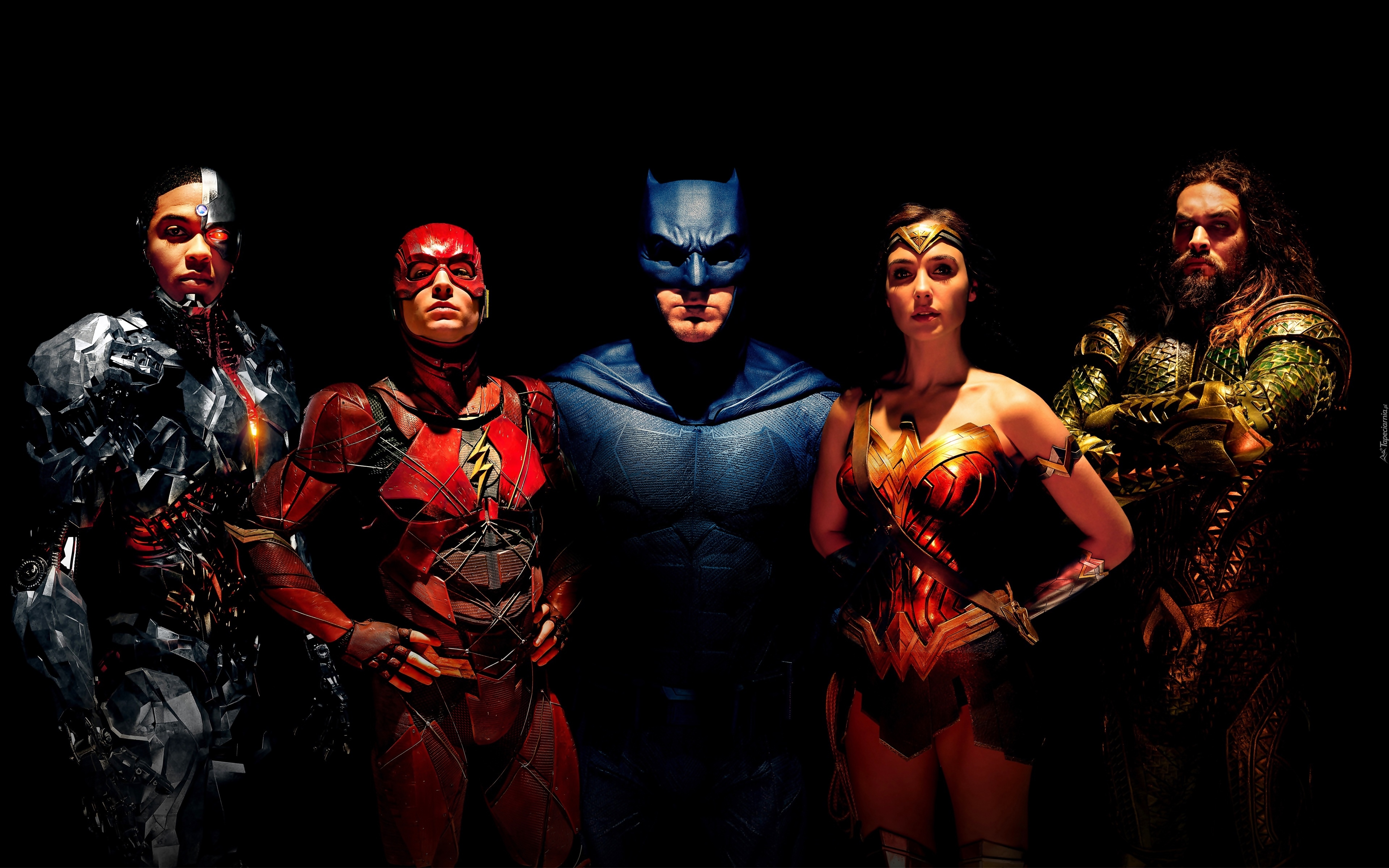 Liga Sprawiedliwości - Justice League, Obsada, Ray Fisher - Cyborg, Ben Affleck - Batman, Jason Momoa - Aquaman, Ezra Miller - Flash, Gal Gadot - Wonder Woman