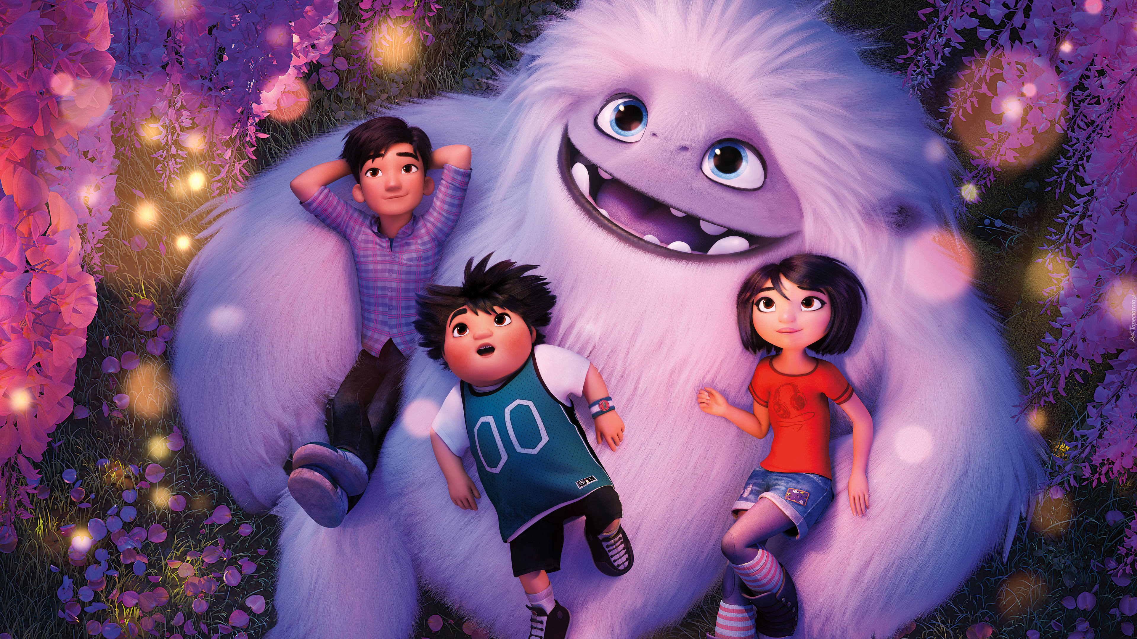 Film animowany, O Yeti!, Postacie, Yi, Jin, Peng, Yeti