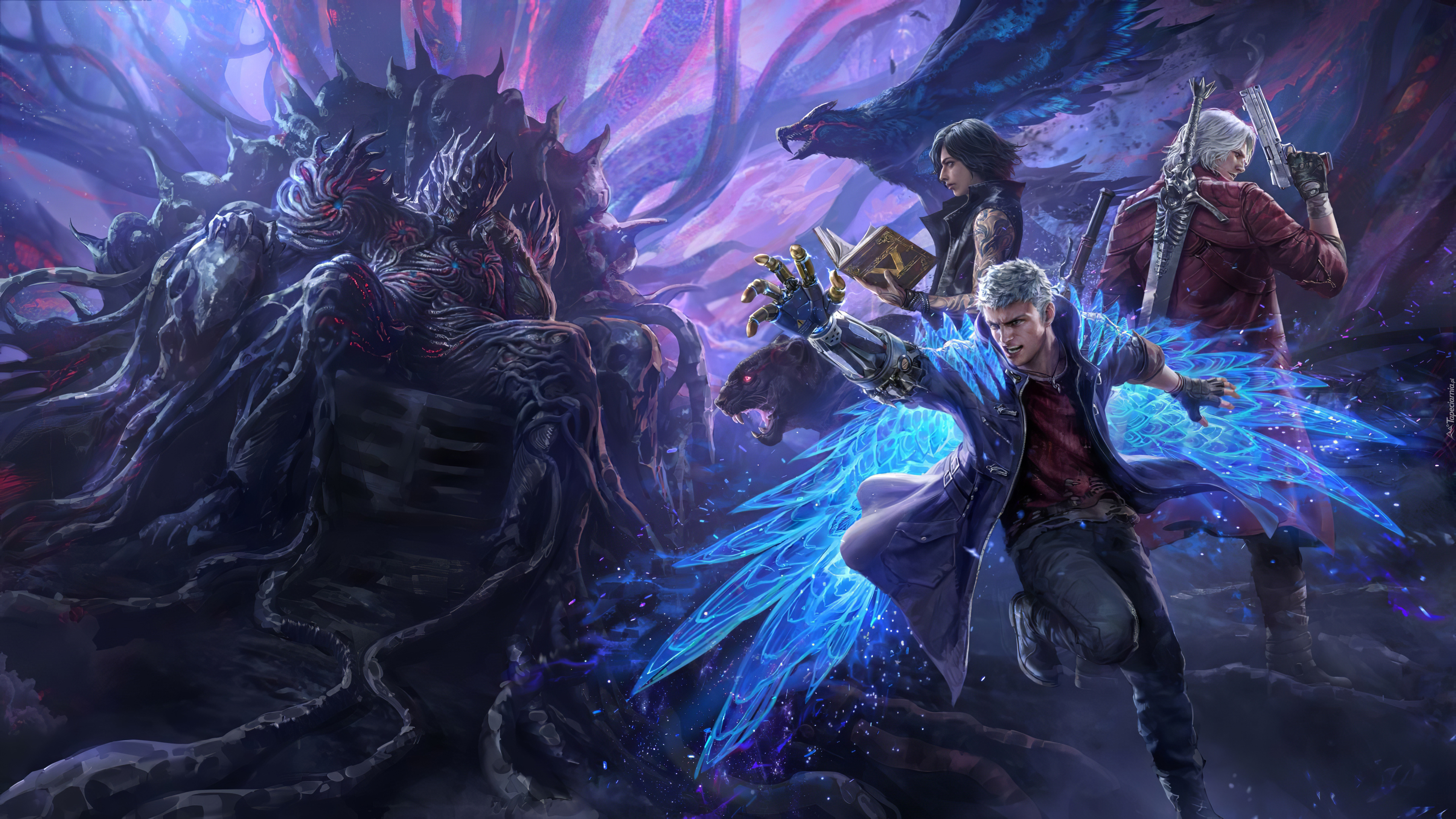 Gra, Devil May Cry 5, Postacie, Dante, Nero