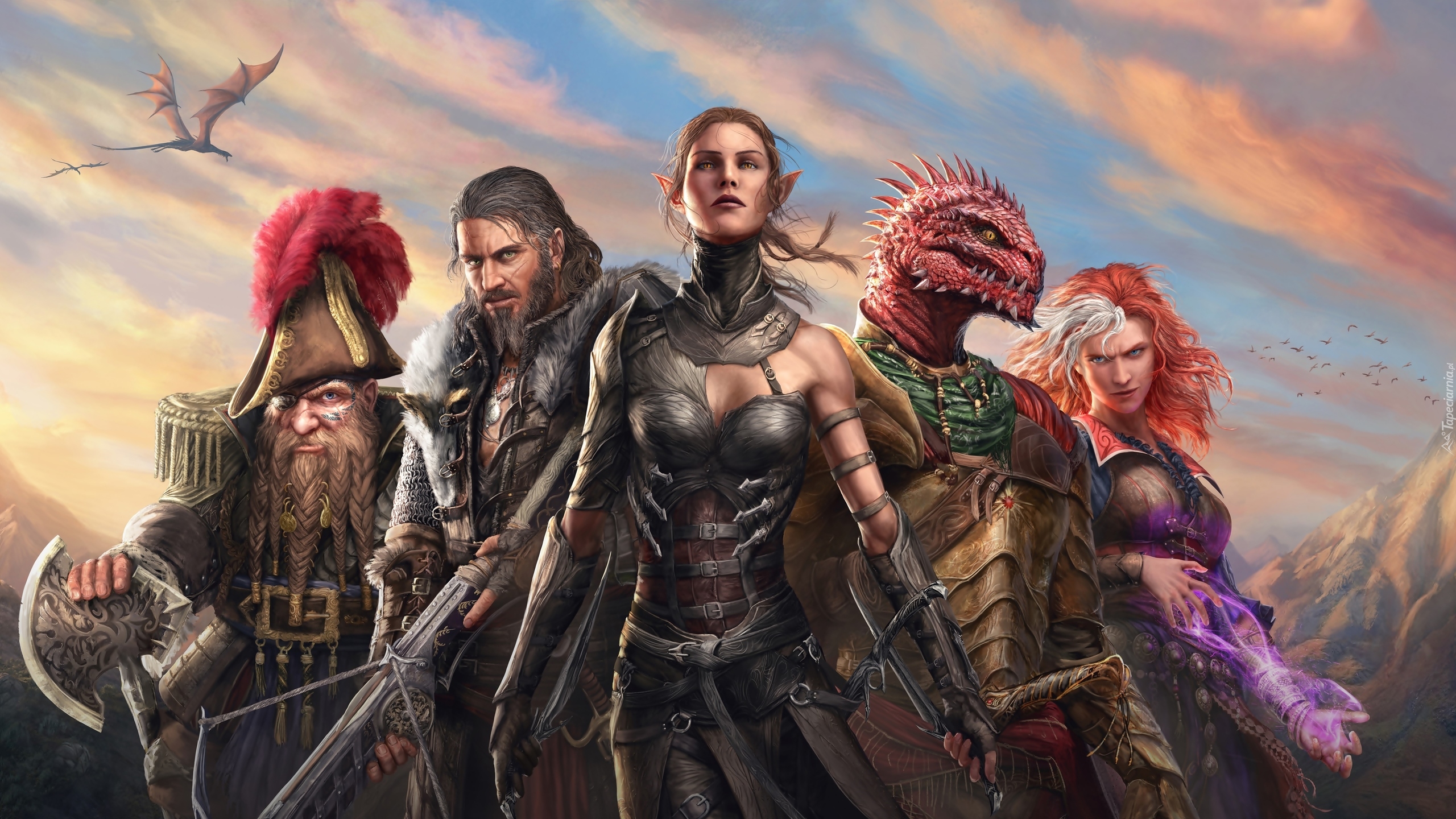 Divinity Original Sin II, Postacie, Beast - Marcus Miles, Ifan Ben-Mezd, Sebille, Czerwony Książę - Jaszczuroludź, Lohse