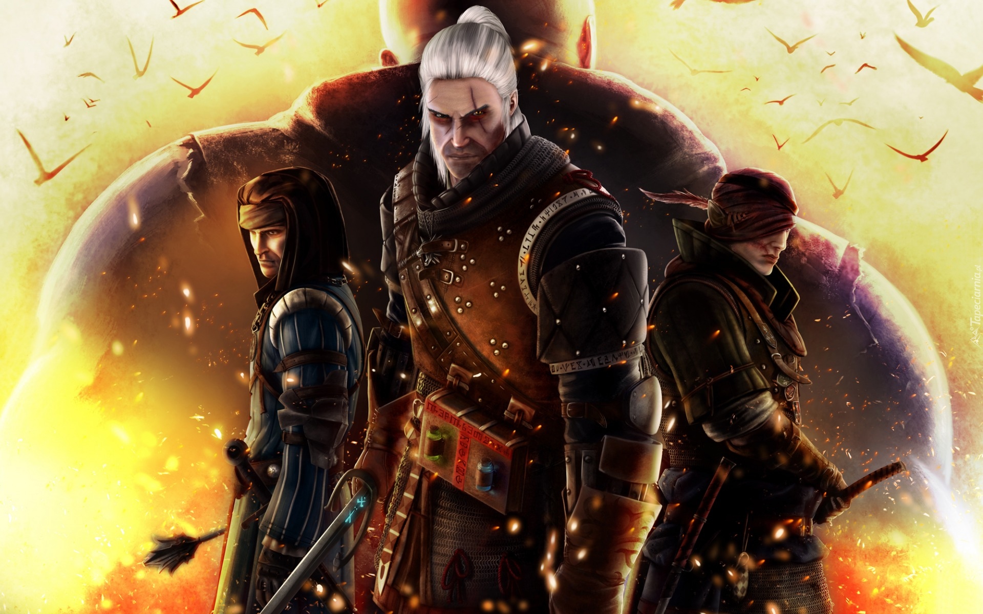 Wiedźmin 2 : Zabójcy królów, Vernon Roche, Geralt z Rivii, Iorveth