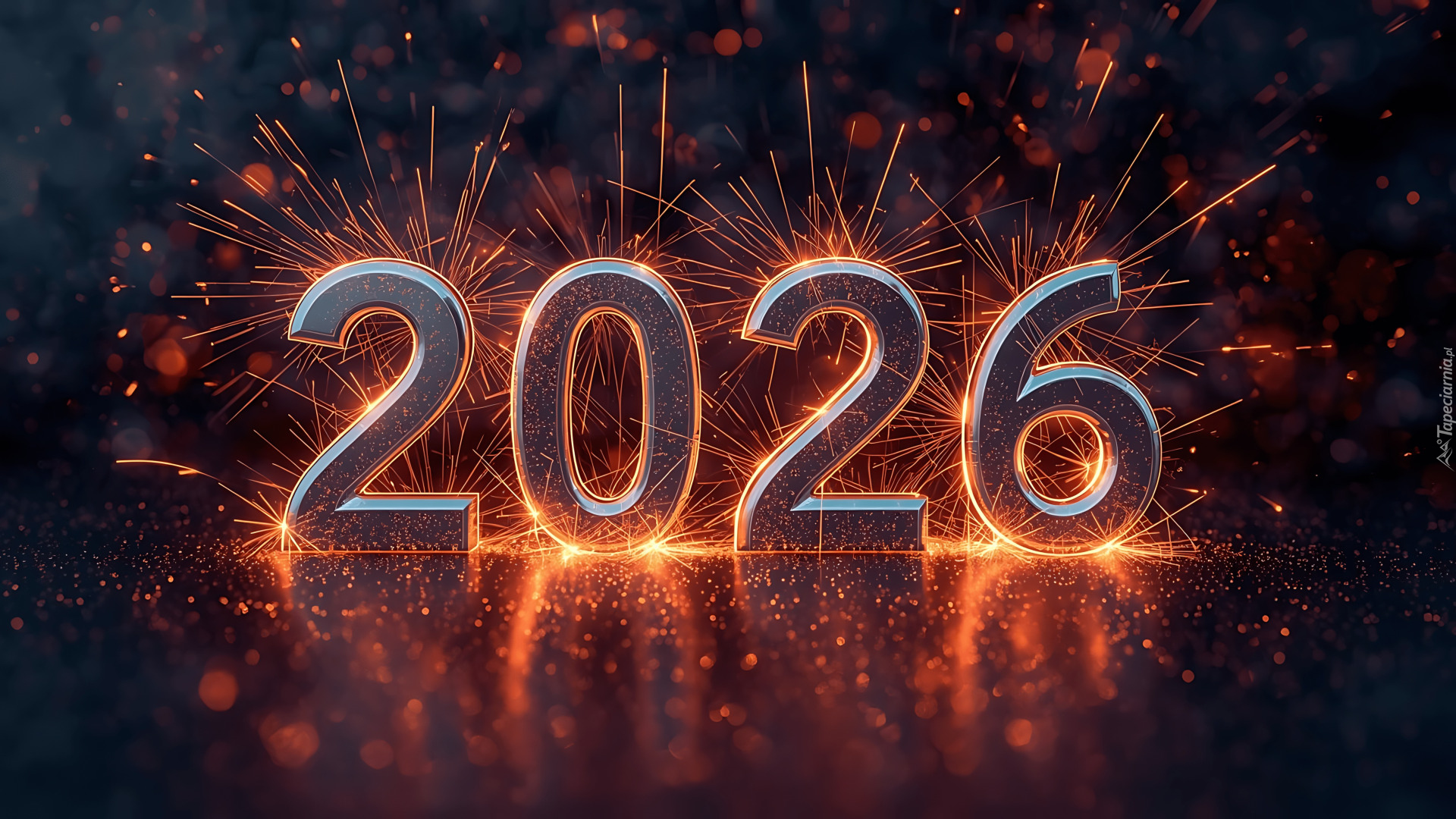 Nowy Rok, 2026, Fajerwerki, Grafika