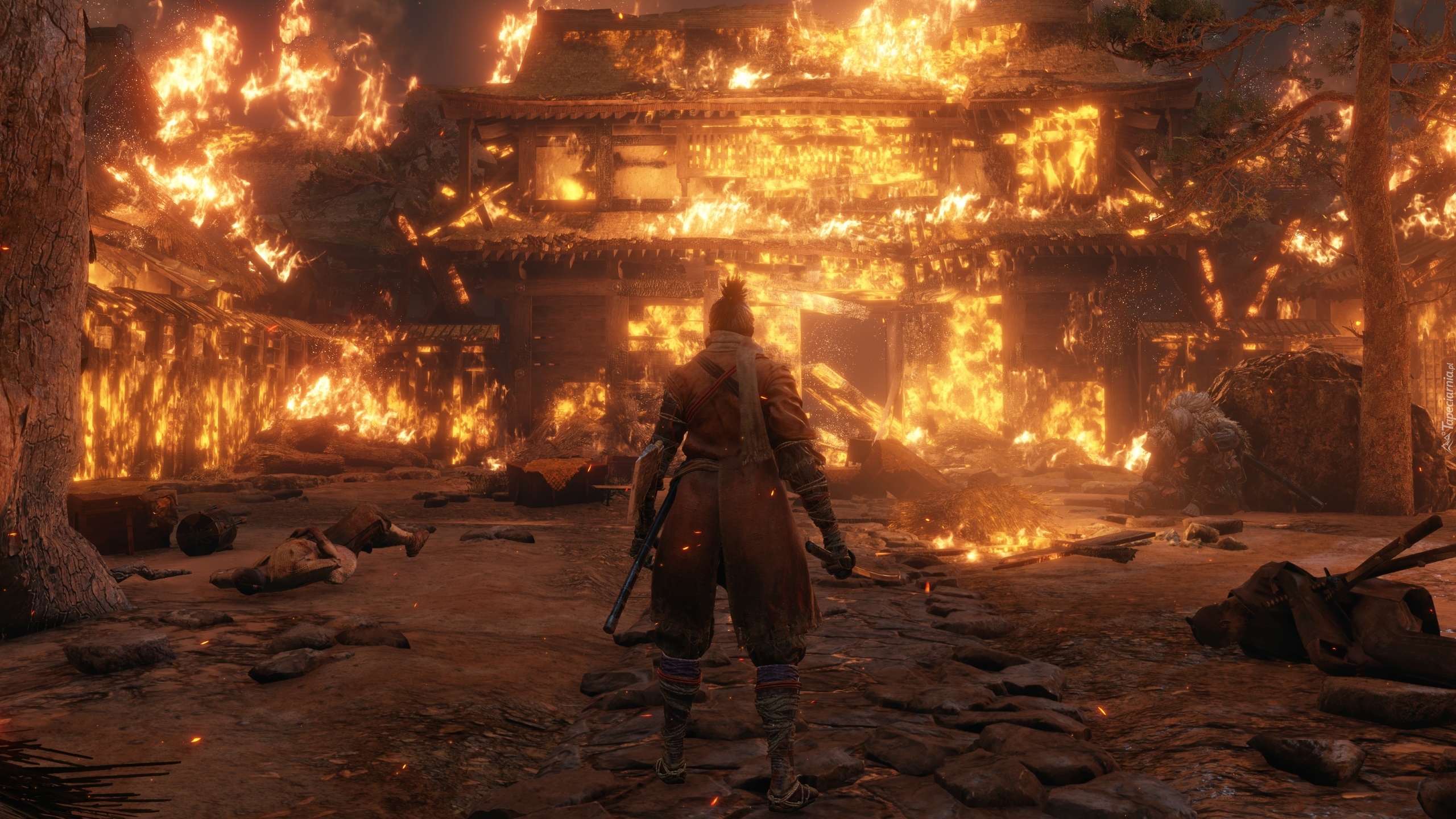 Gra, Sekiro Shadows Die Twice, Pożar, Ogień