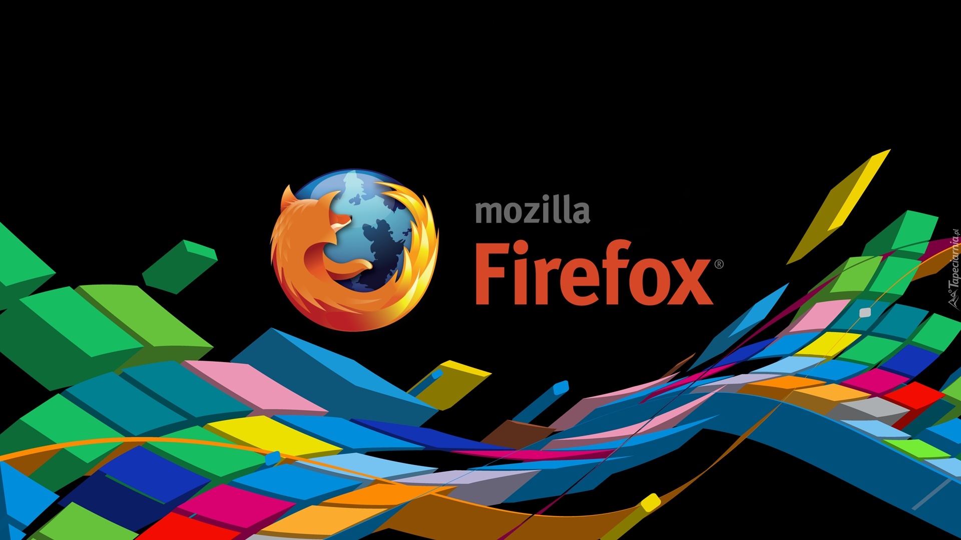 Mozilla Firefox, Przeglądarka, Mozaika, Grafika