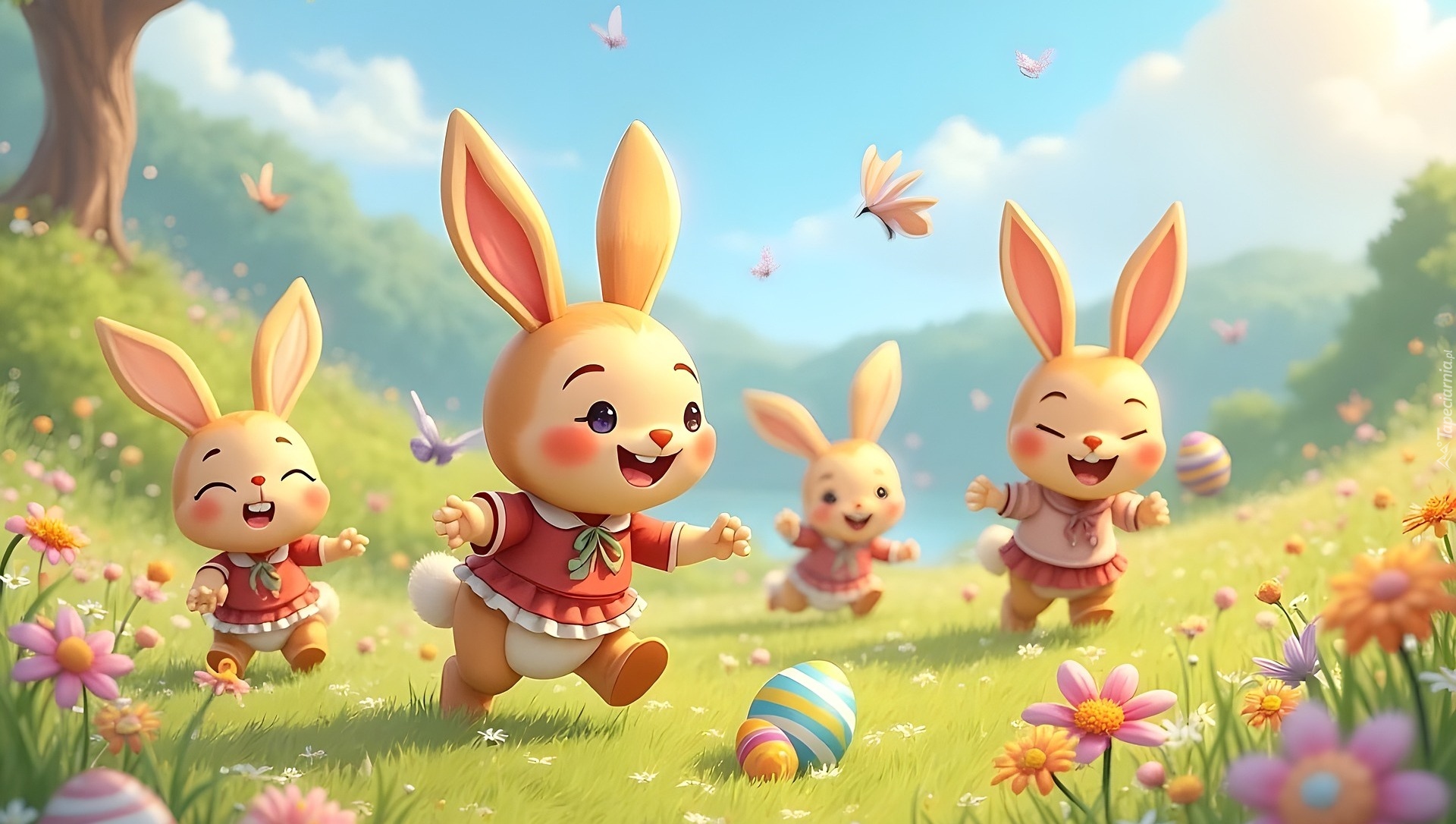 Zajączki, Wielkanoc