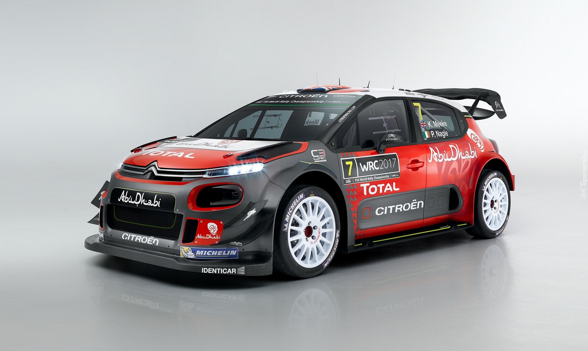 Rajdowy, Citroen C3 WRC, 2017, Bok