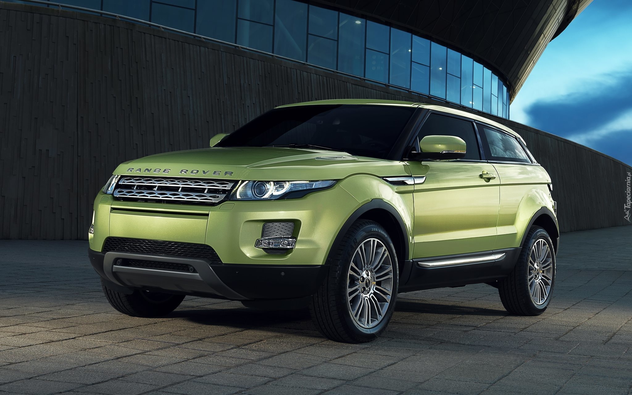 Zielony, Range Rover Evoque, 2012