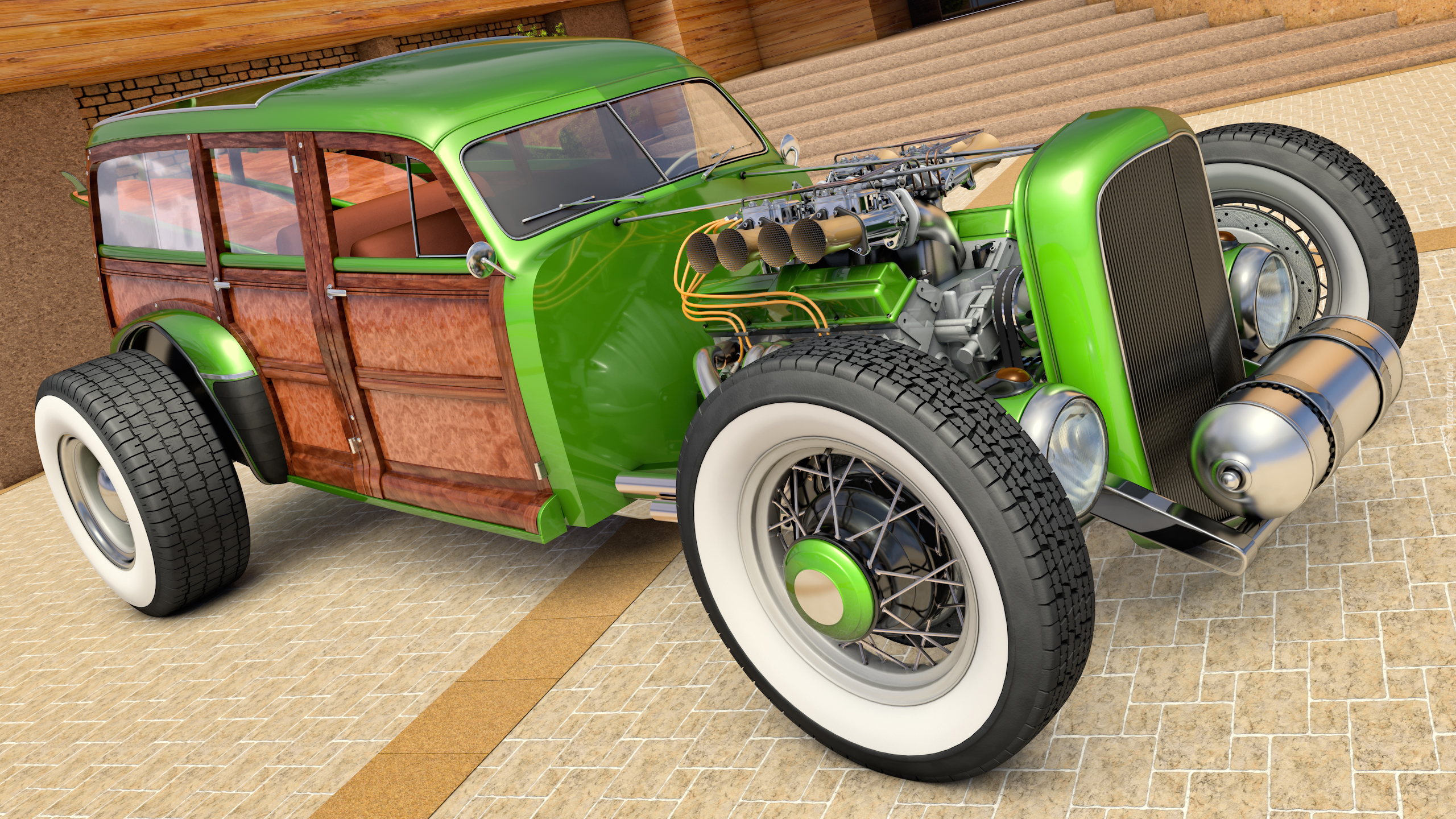 Rat Rod, Nadwozie, Woodie