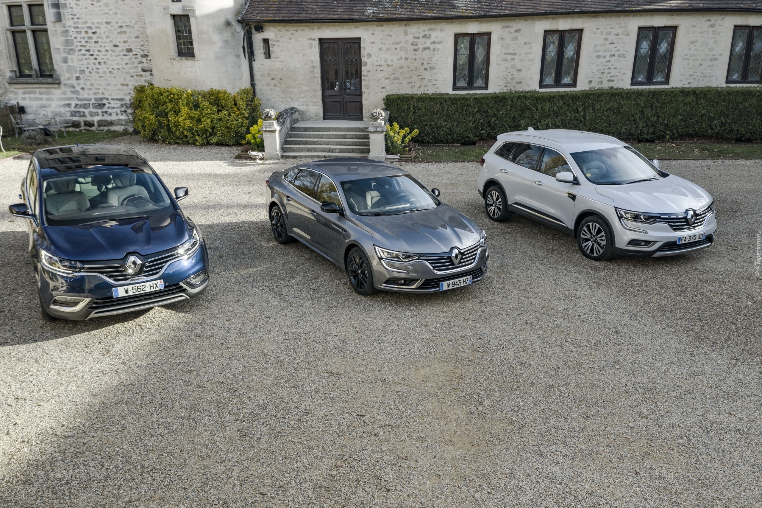 Trzy, Samochody, Renault Espace, Renault Koleos, Renault Talisman