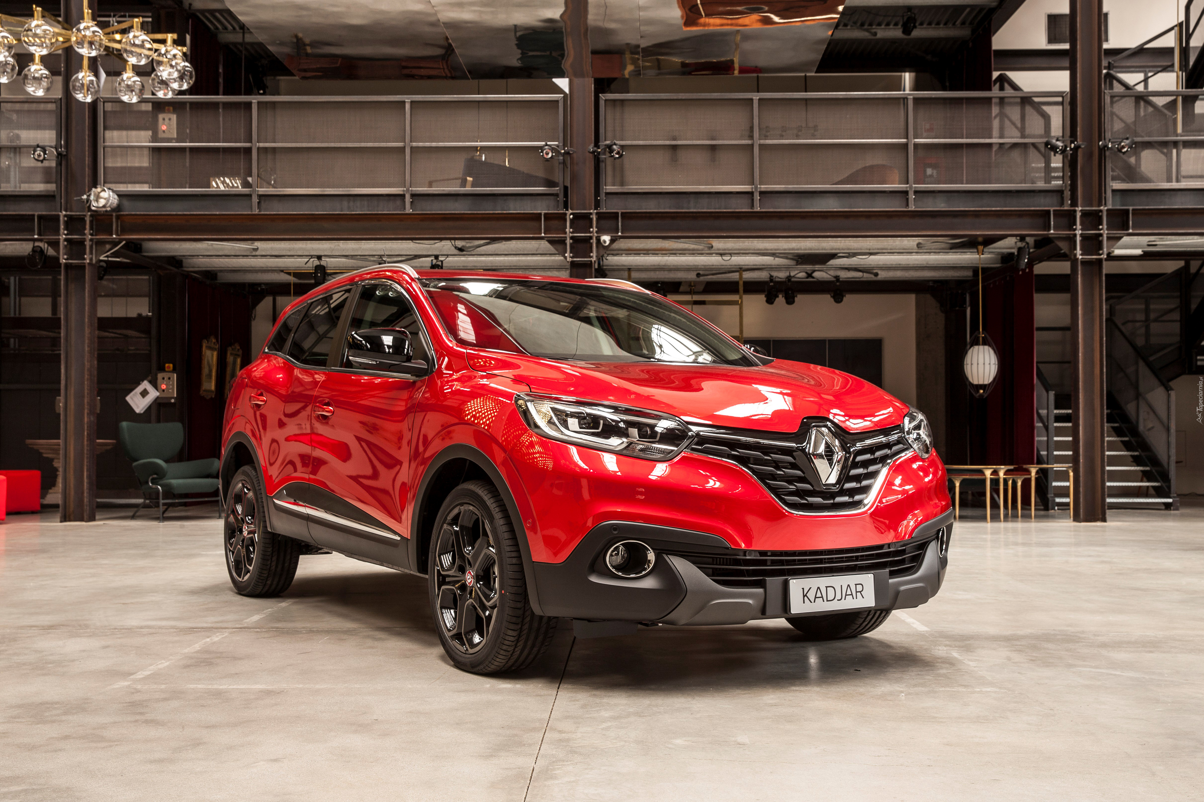 Czerwony, Renault Kadjar Hypnotic, 2016