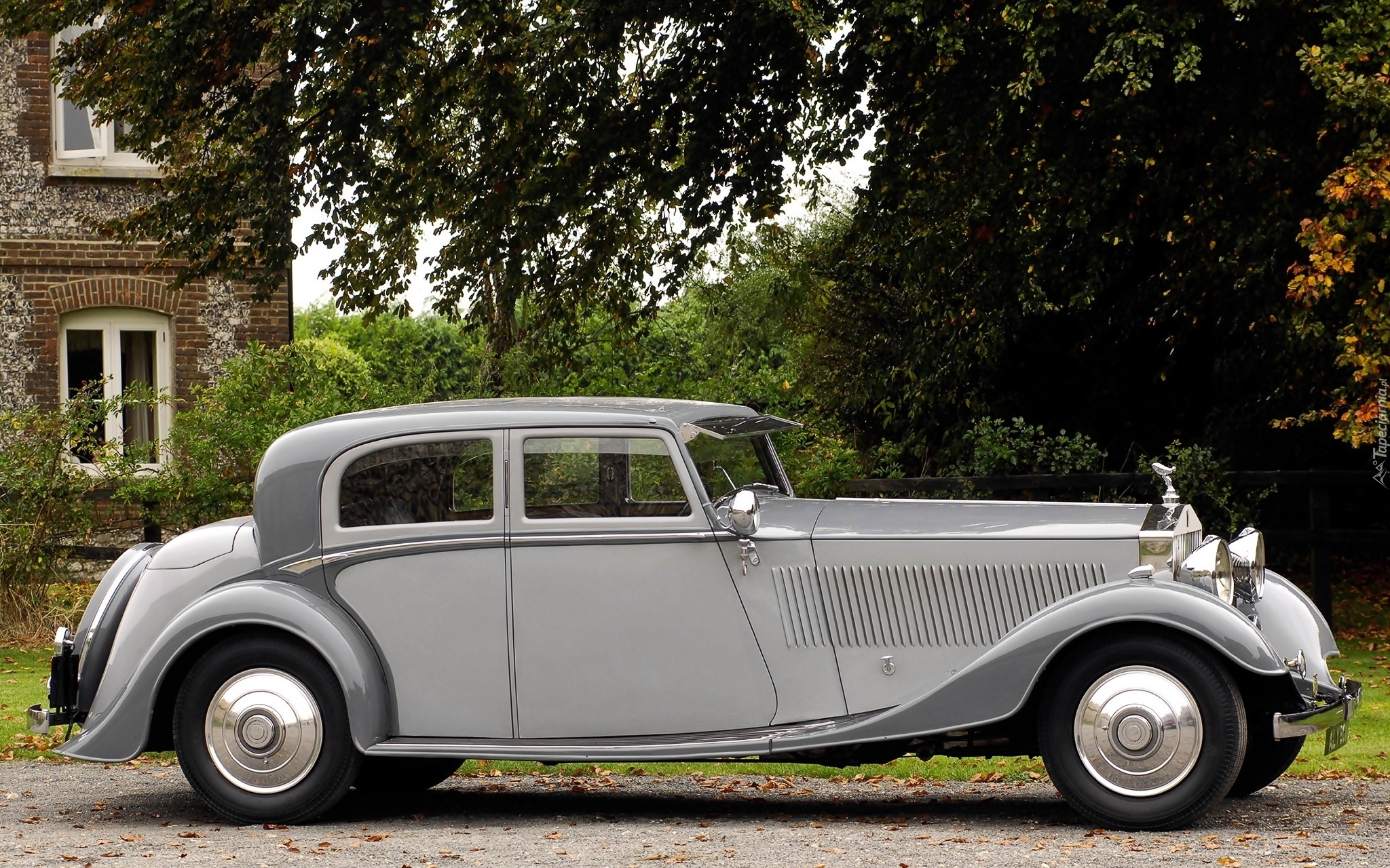 Zabytkowy, Srebrny, Rolls-Royce Phantom II Continental, 1932 R