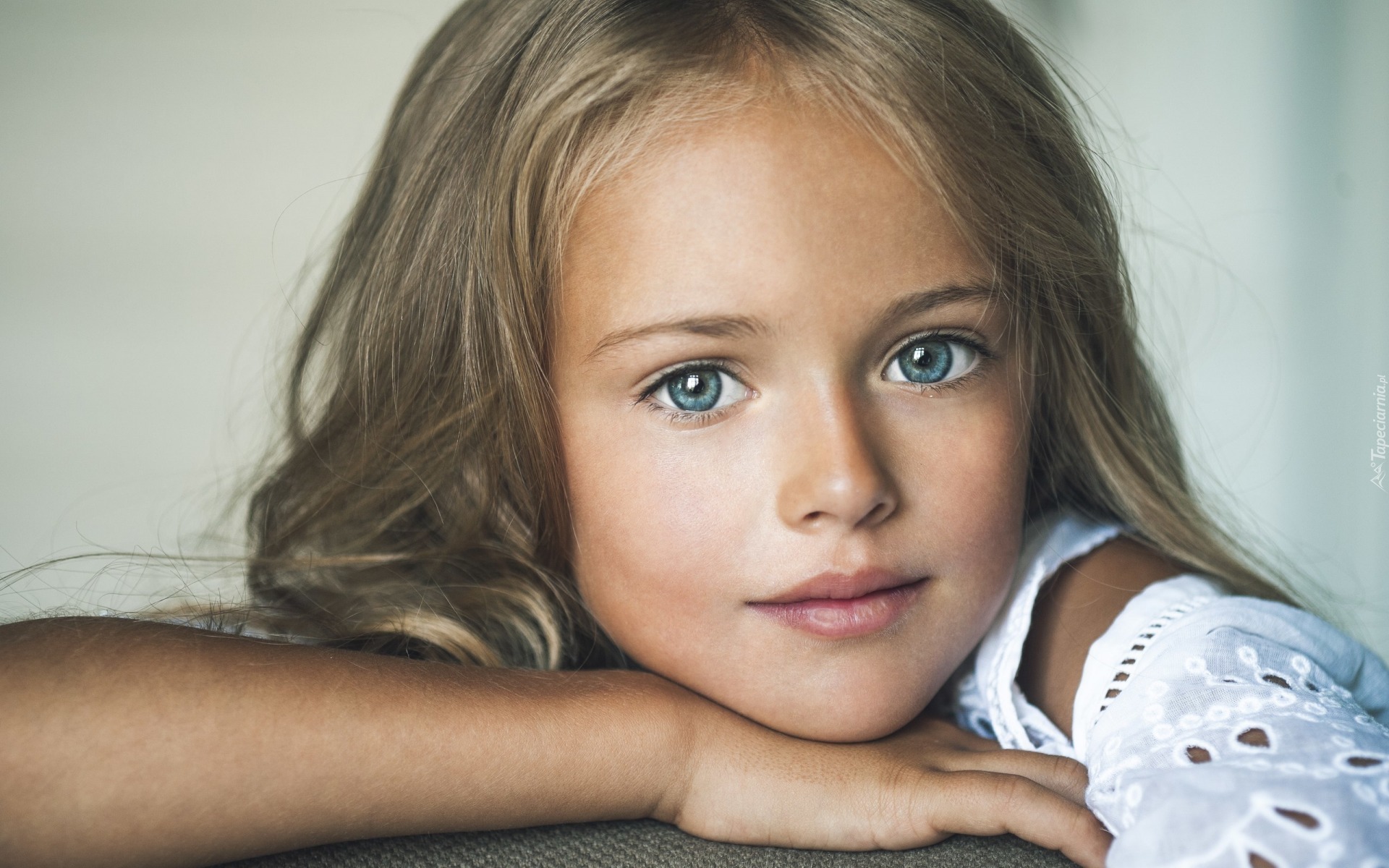 Dziewczynka, Kristina Pimenova, Blondynka, Oczy, Niebieskie