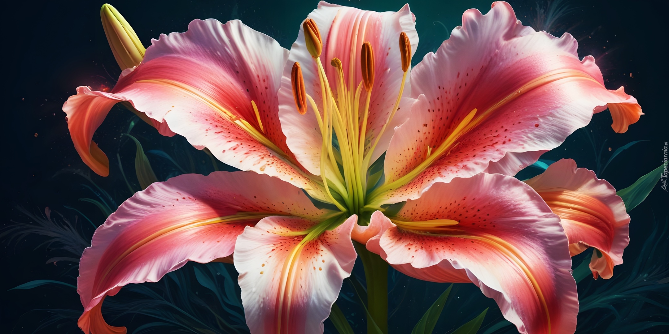 Lilia, Kwiat, Grafika AI