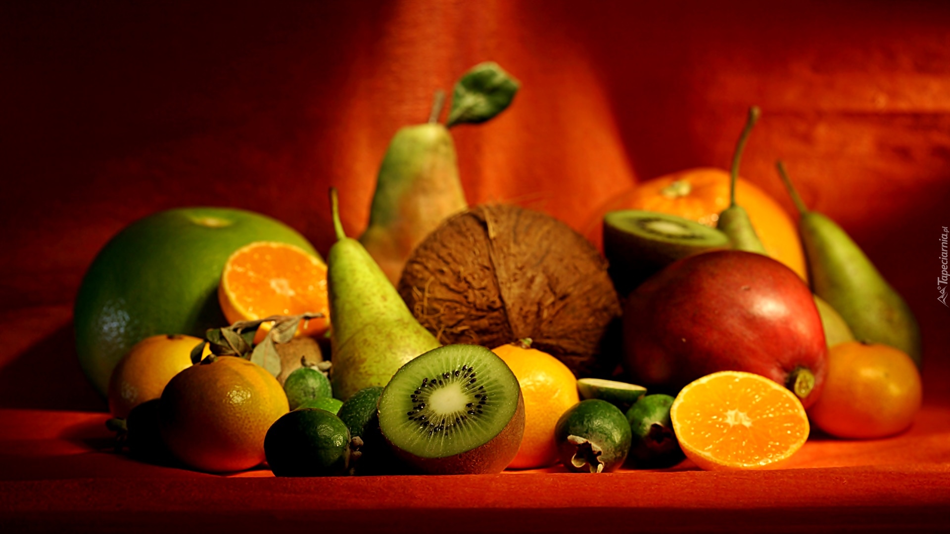 Owoce, Kiwi, Gruszki, Pomarańcze