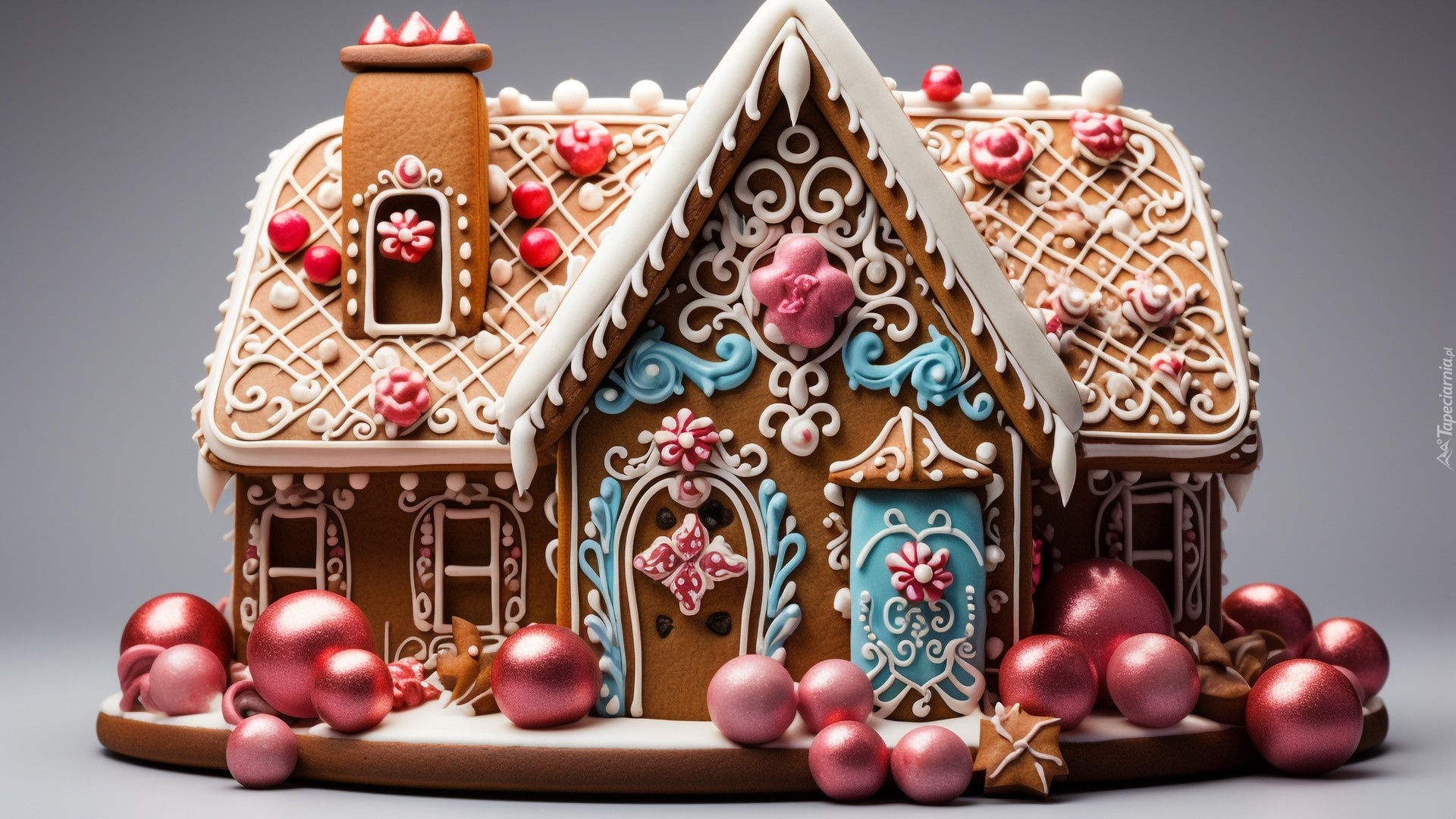 Piernik, Udekorowany, Piernikowy, Domek