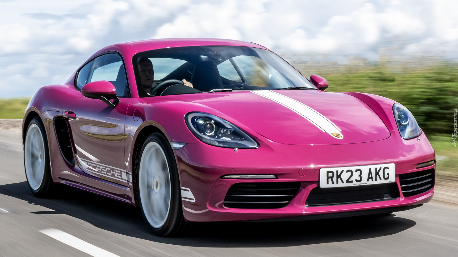 Różowe, Porsche 718 Cayman, Style Edition, 2023