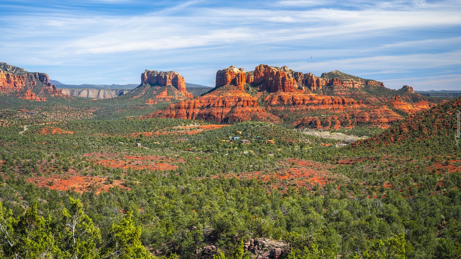 Stany Zjednoczone, Stan Arizona, Park stanowy Red Rock, Czerwone, Skały