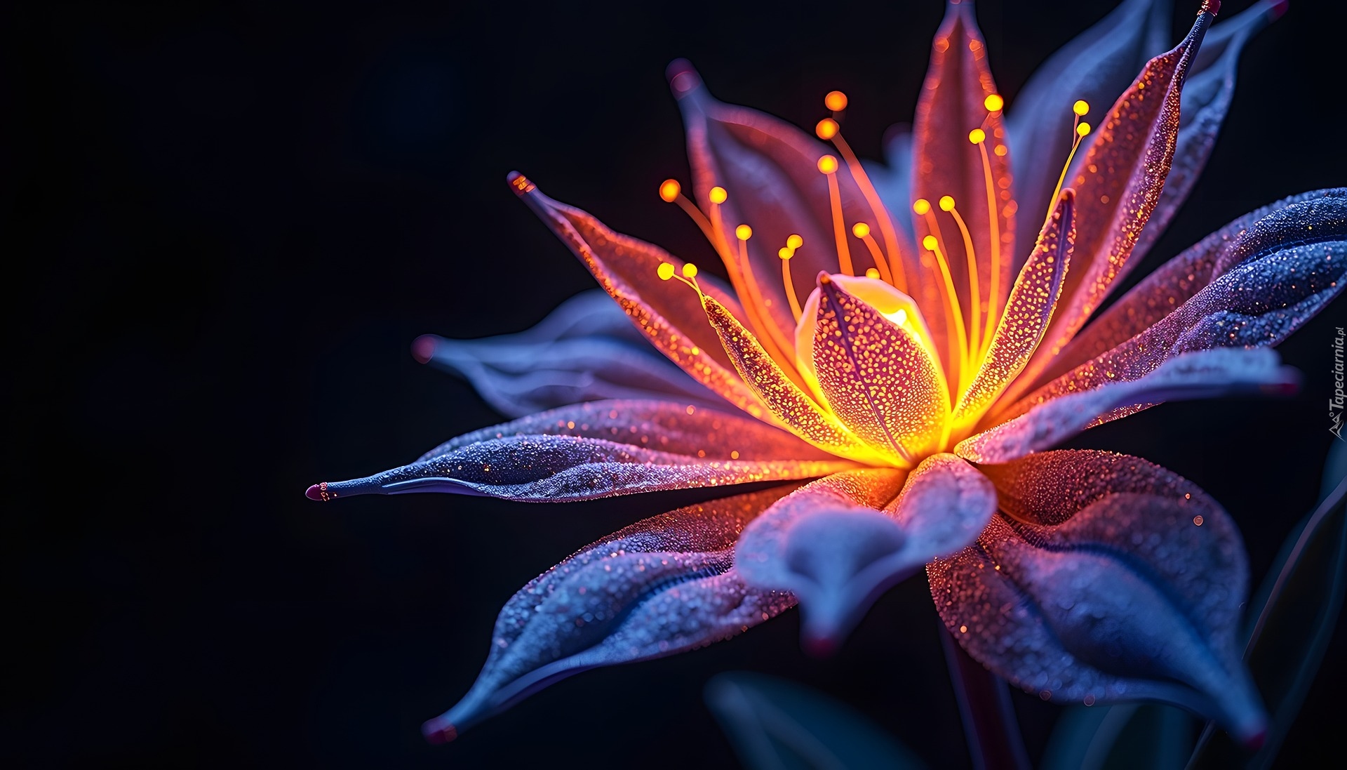 Świetlisty, Kwiat, Grafika