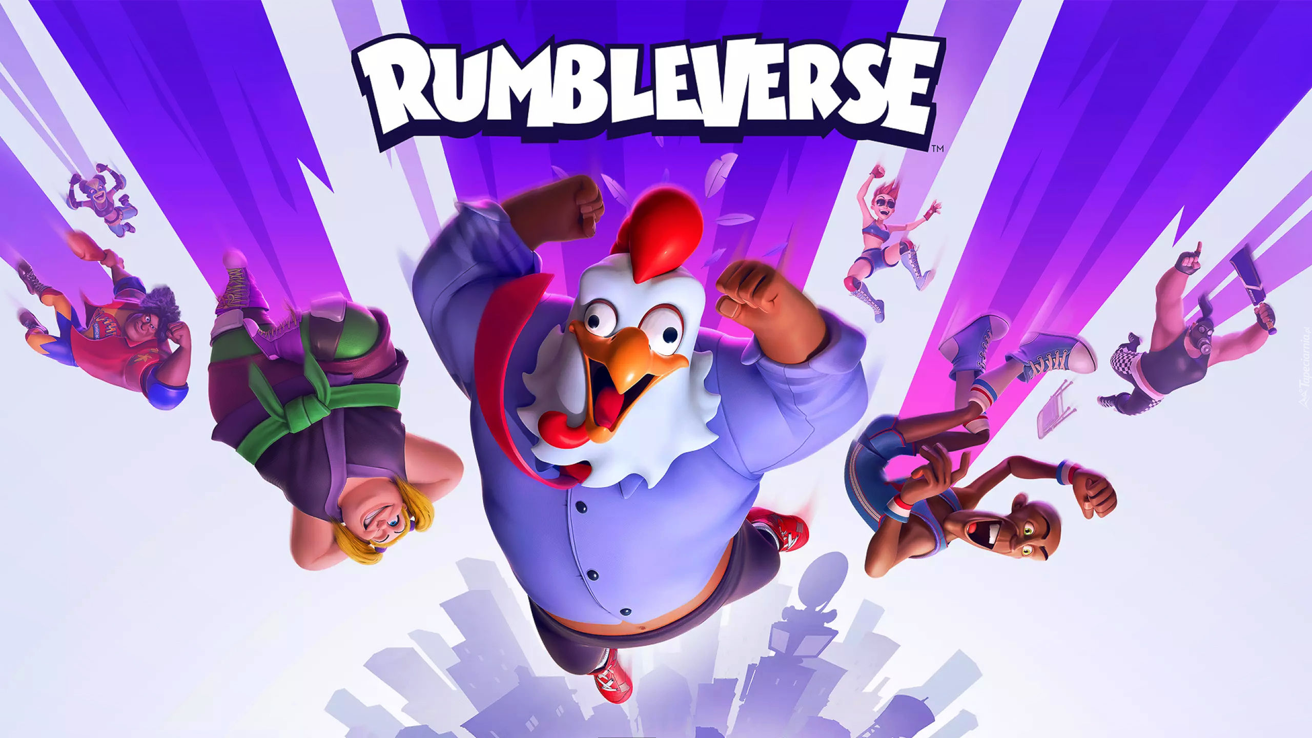 Gra, Rumbleverse, Postacie, Plakat