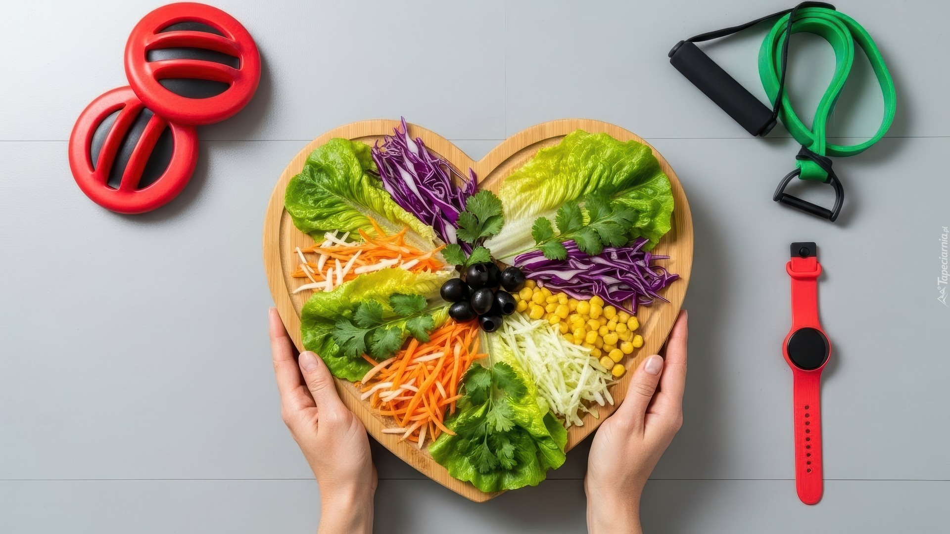 Sałatka, Warzywa, Dieta, Zdrowie