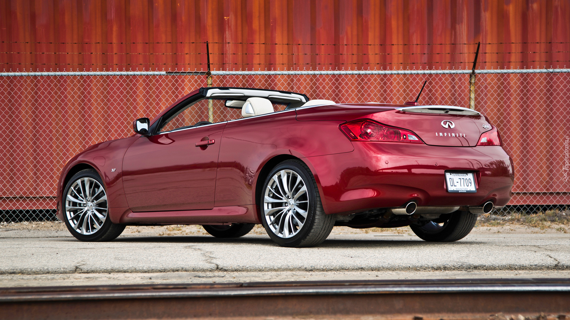 Wiśniowy, Infiniti Q60 Convertible, 2014