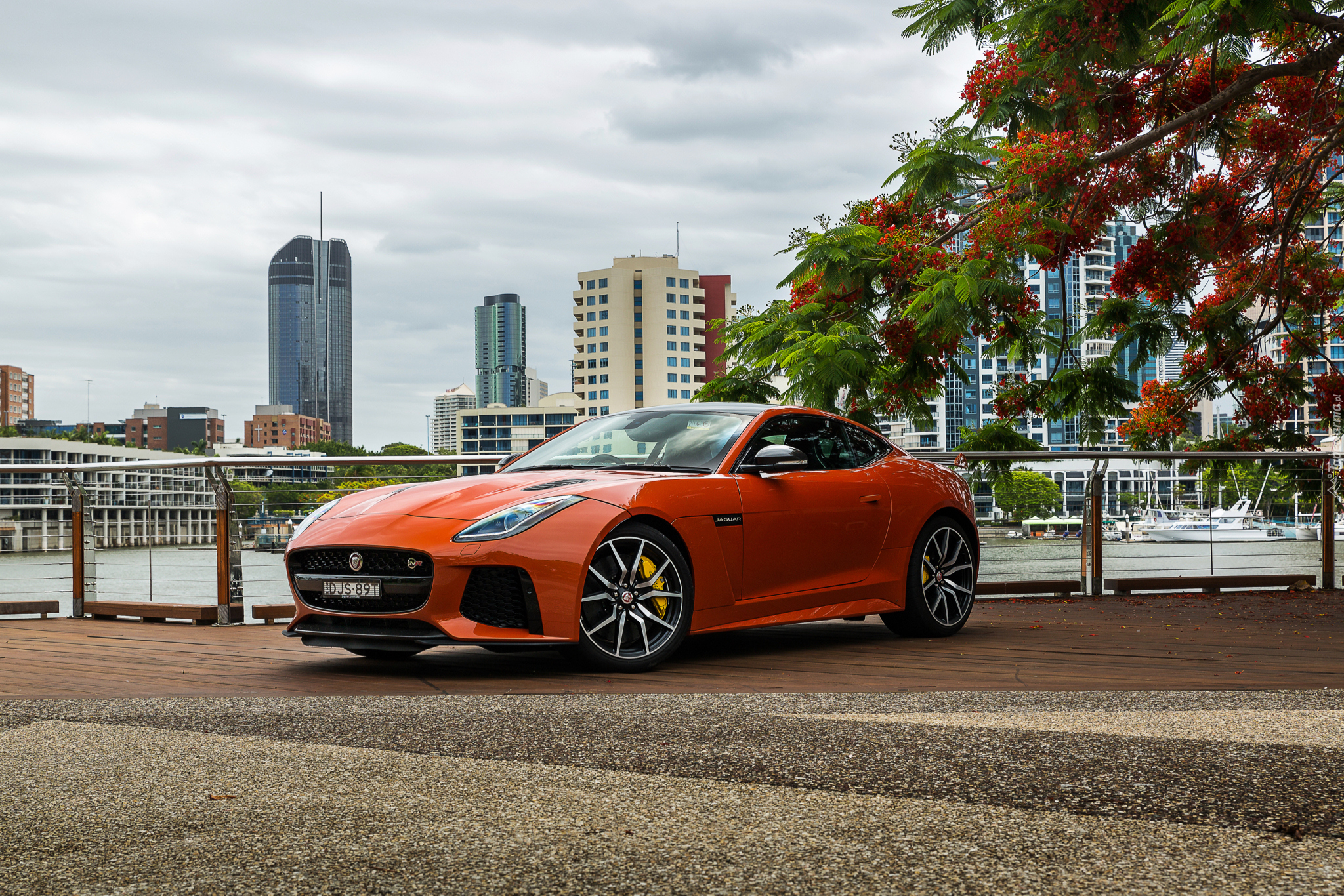 Jaguar F-Type SVR Coupe, Orange Metallic, 2016-2017