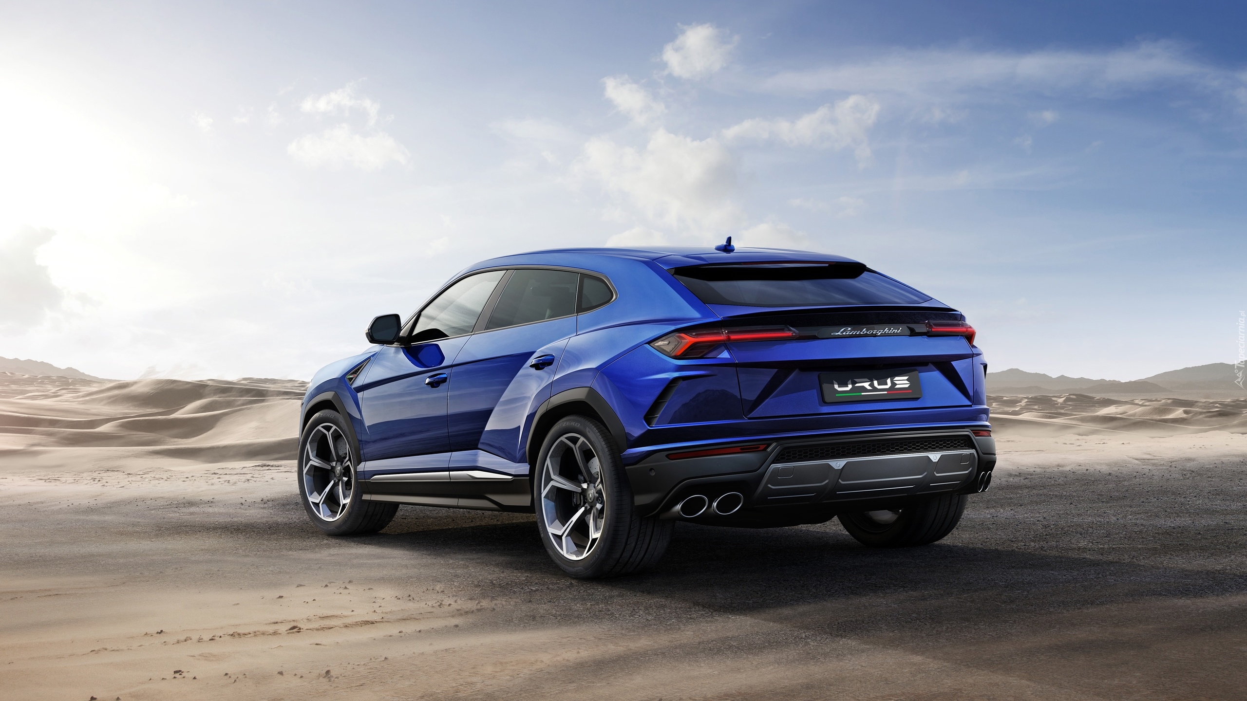 Niebieskie, Lamborghini Urus, SUV, 2018
