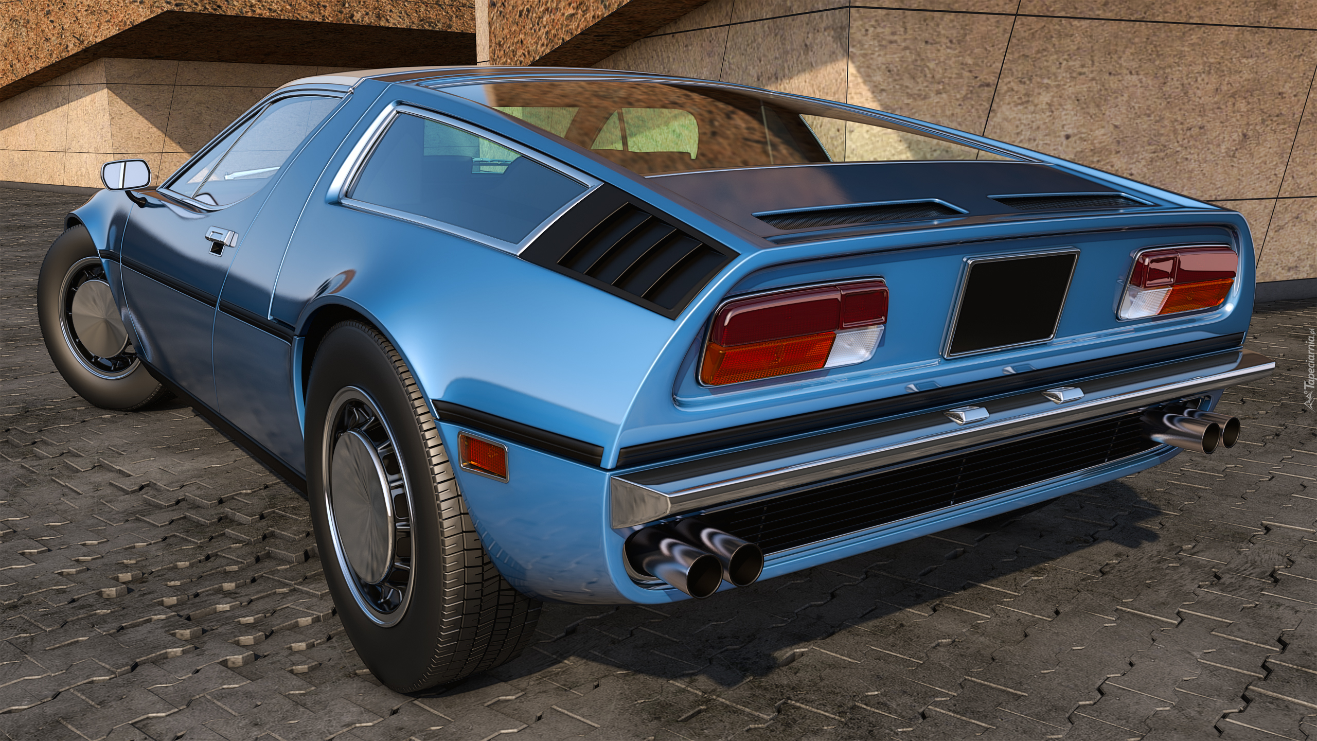 Maserati Bora, 1971 - 1978, Tył