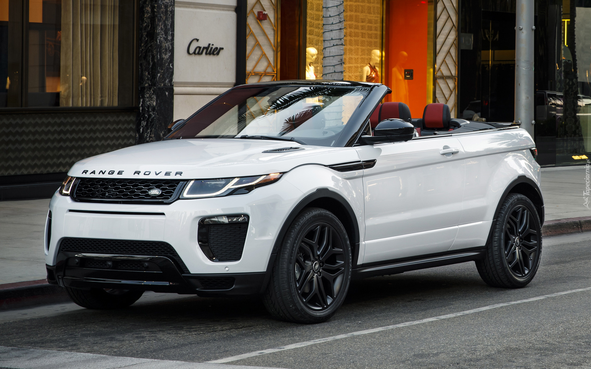 Biały, Range Rover Evoque Convertible SUV, 2017