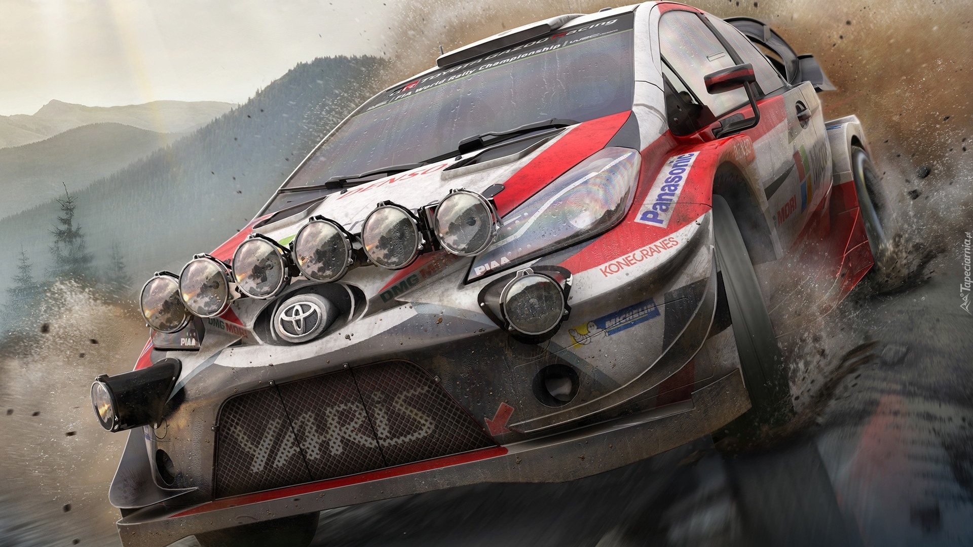 Gra, WRC 7, Toyota Yaris WRC, Samochód Rajdowy