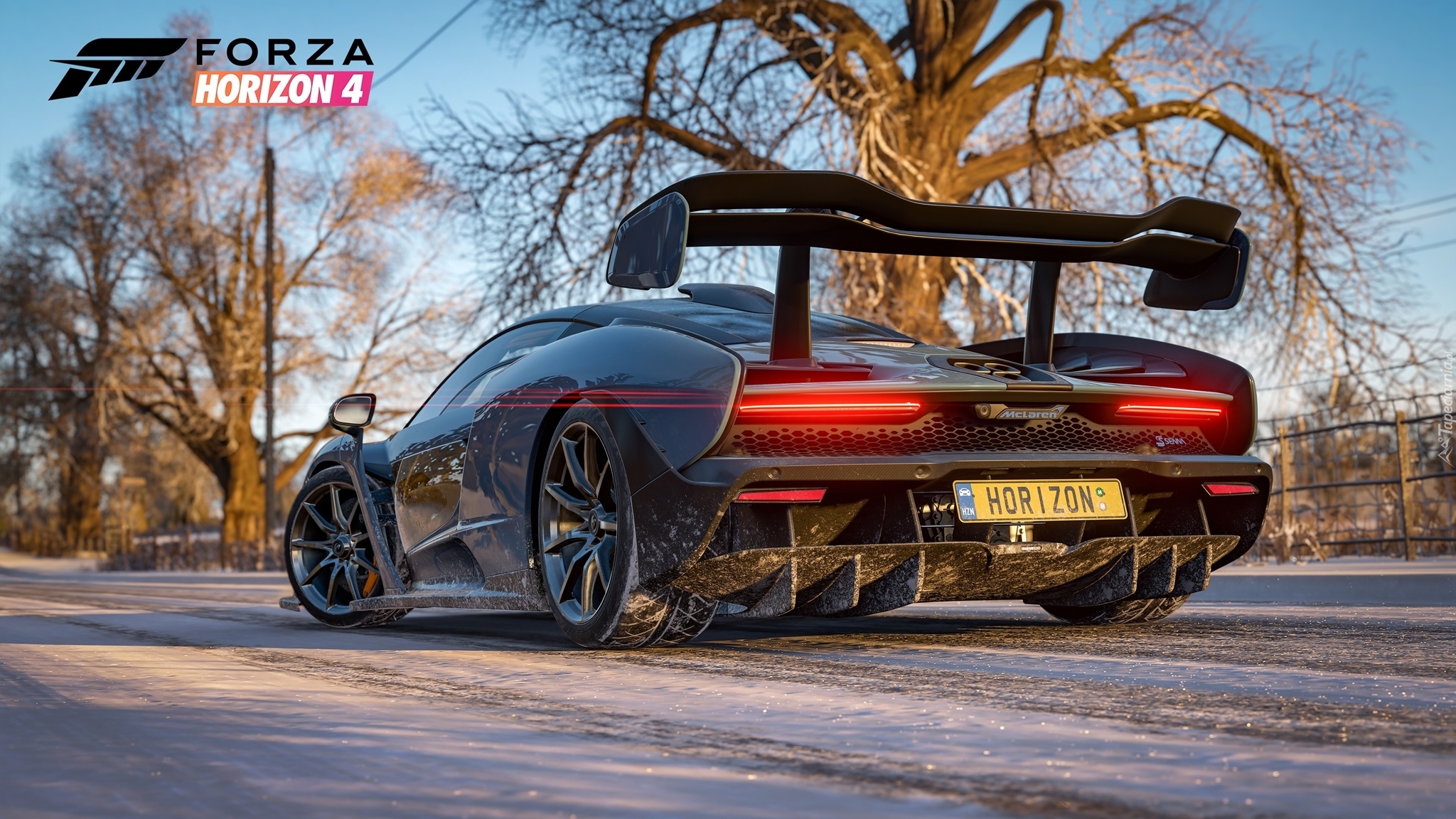 Samochód wyścigowy w grze Forza Horizon 4
