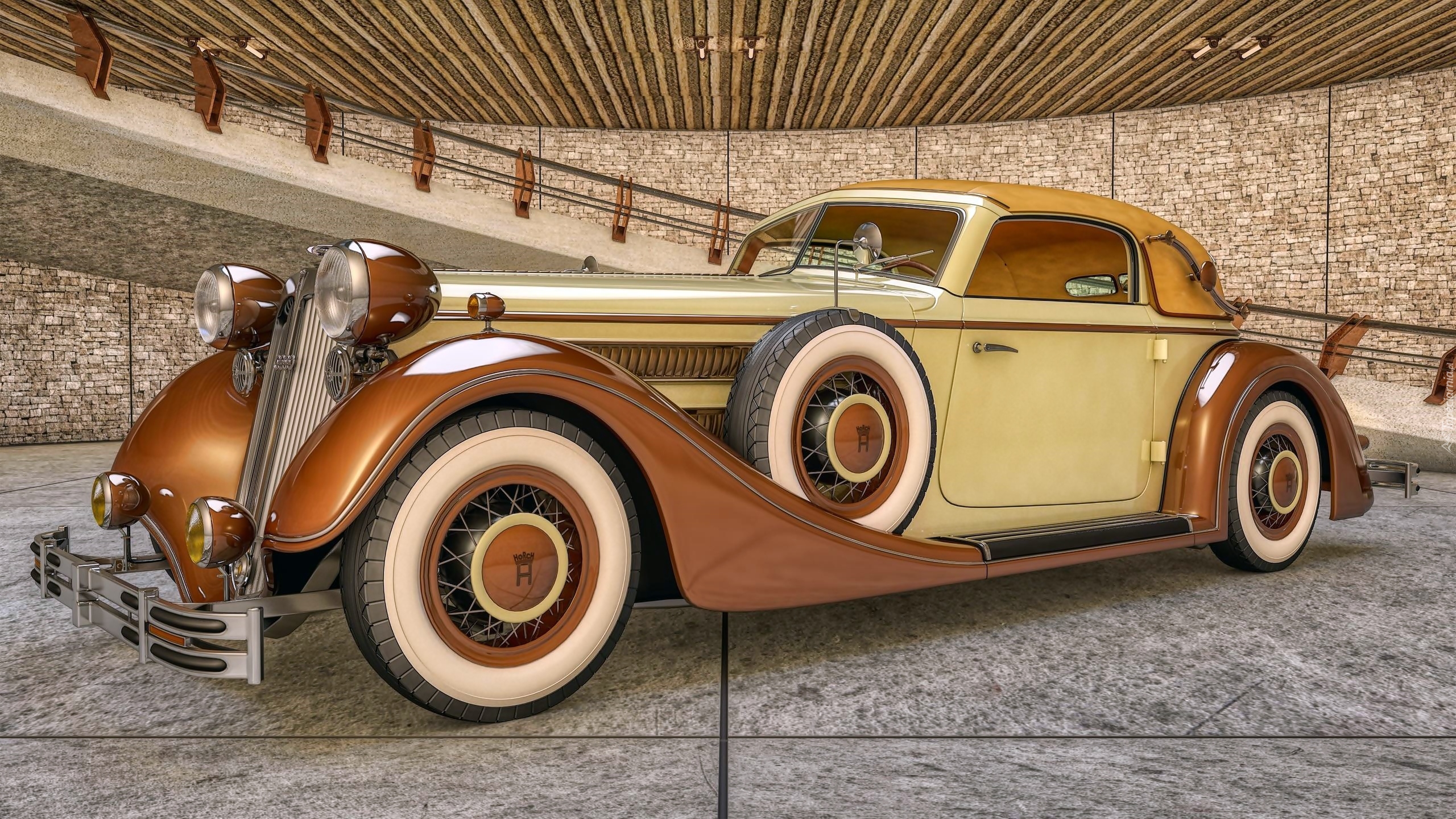 Samochód zabytkowy, Horch 853 Sport, Cabrio, 1937