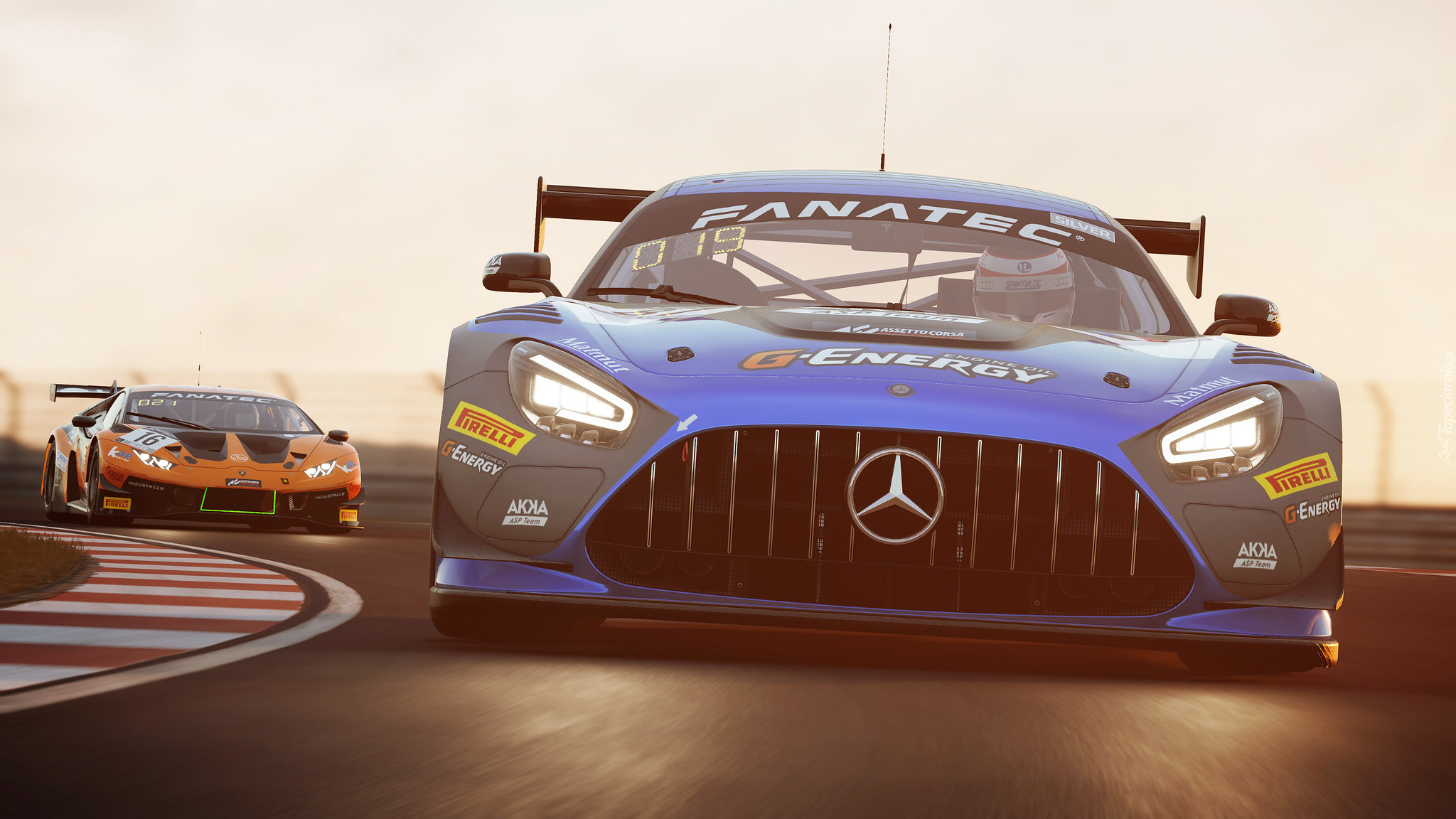 Samochody, Wyścig, Gra, Assetto Corsa Competizione