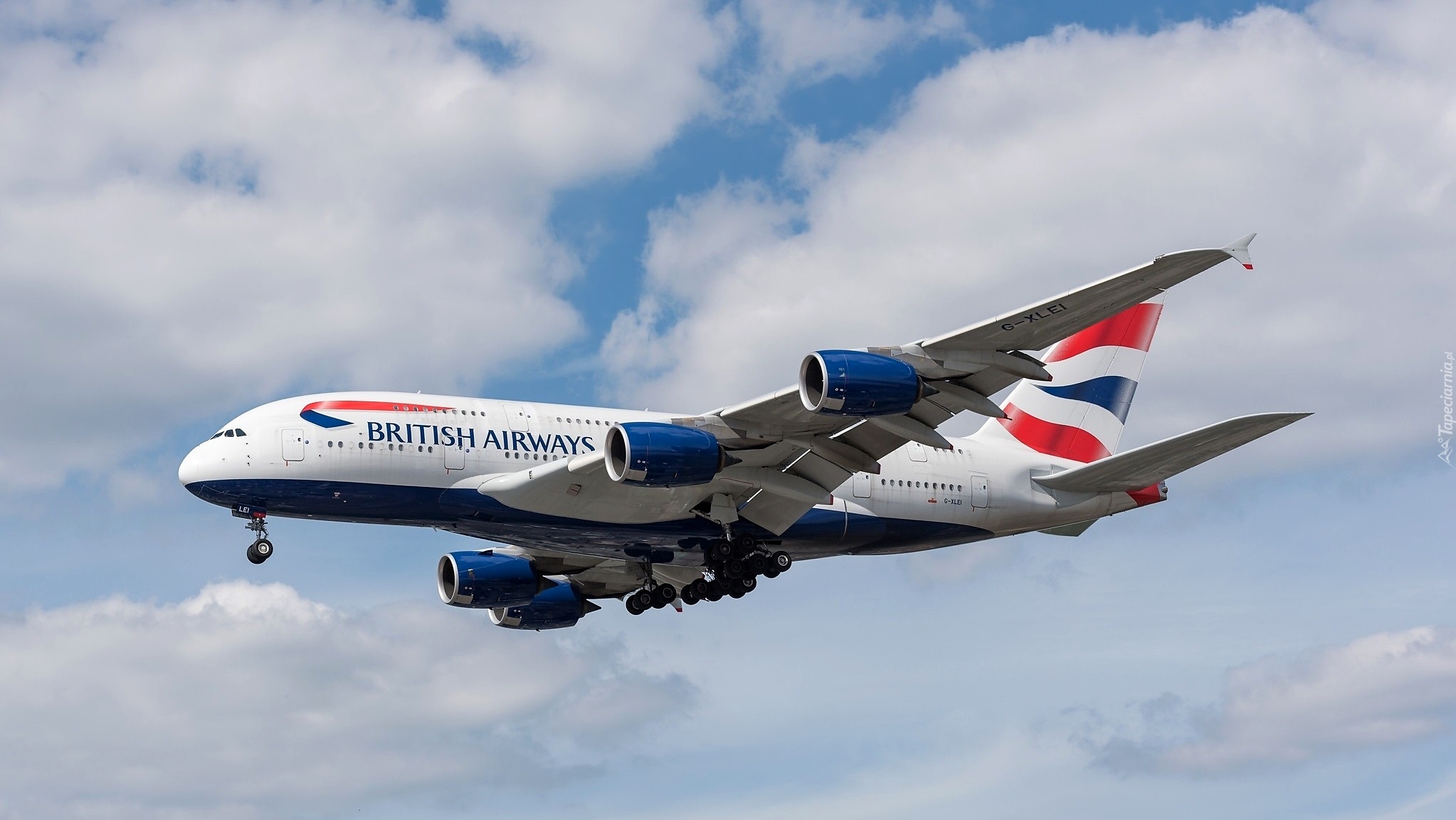 Samolot pasażerski, Airbus A380, British Airways