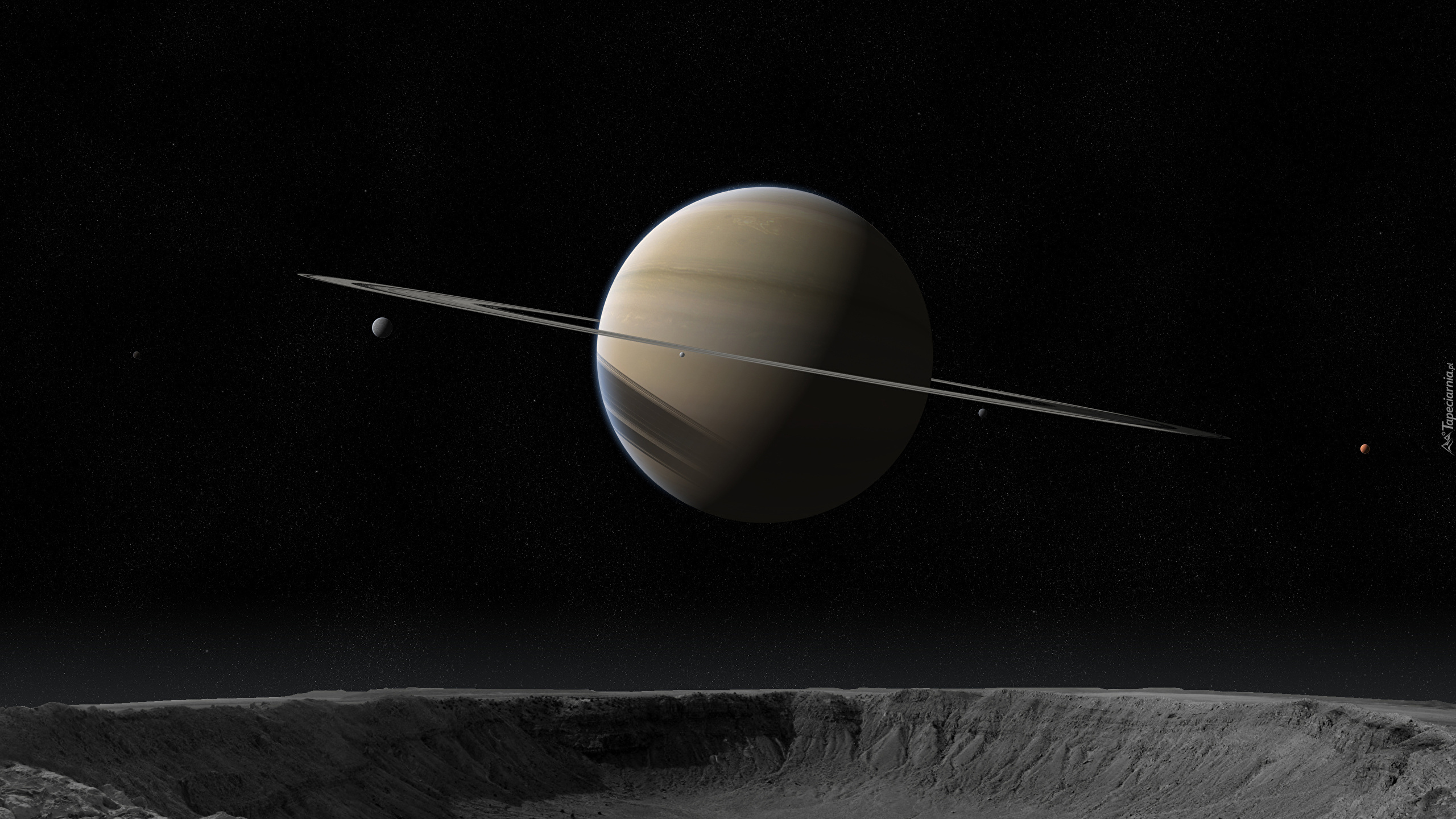 Planeta, Saturn, Pierścień planetarny, Gwiazdy