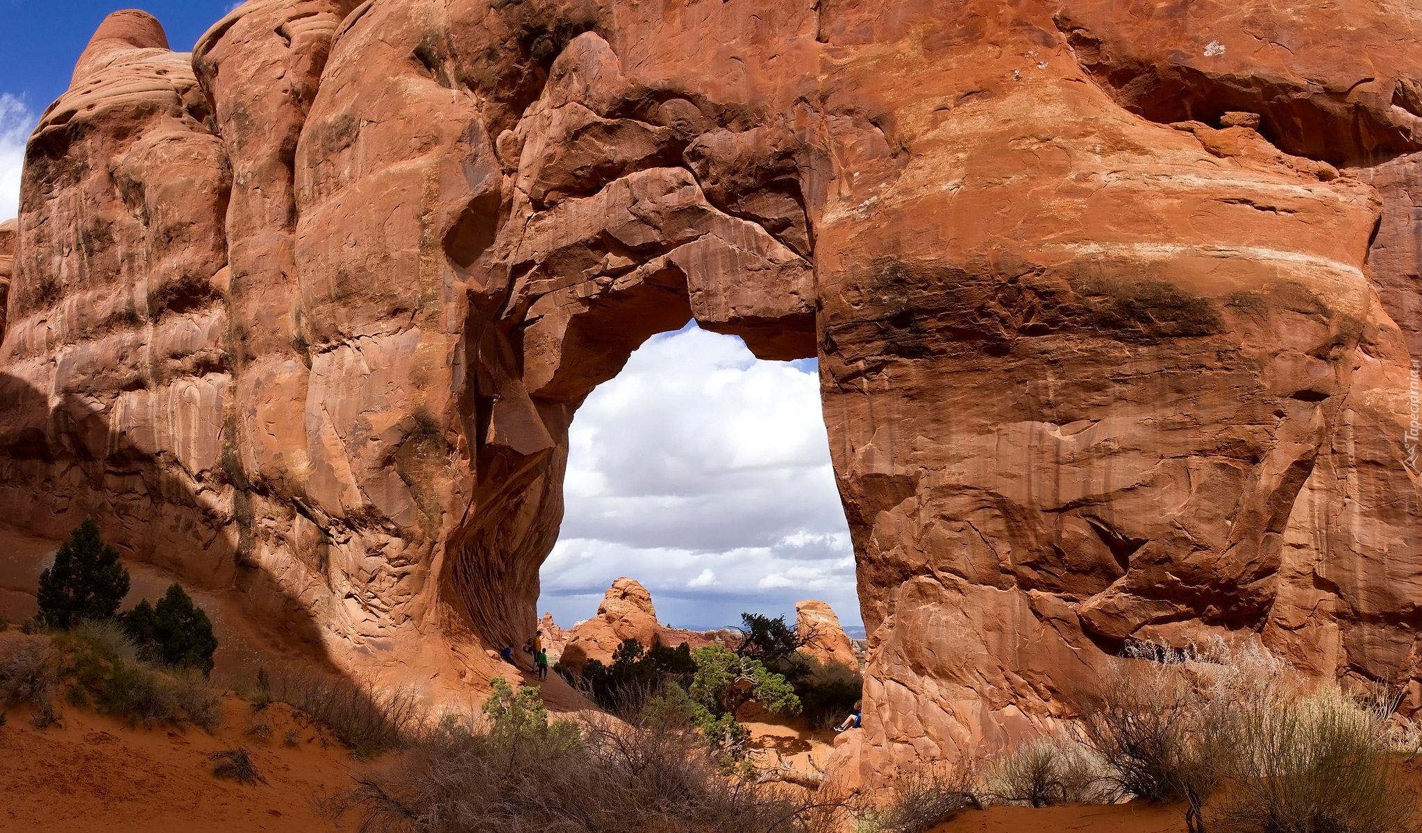 Park Narodowy Arches, Skały, Łuk, Stan Utah, Stany Zjednoczone