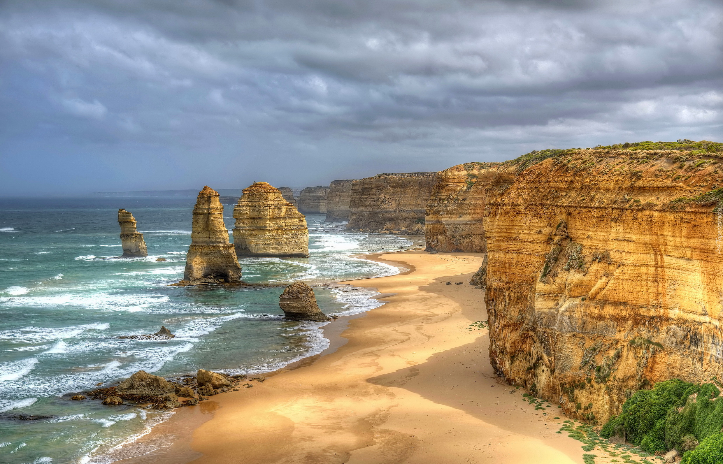 Australia, Morze, Klify, Skały, Park Narodowy Port Campbell