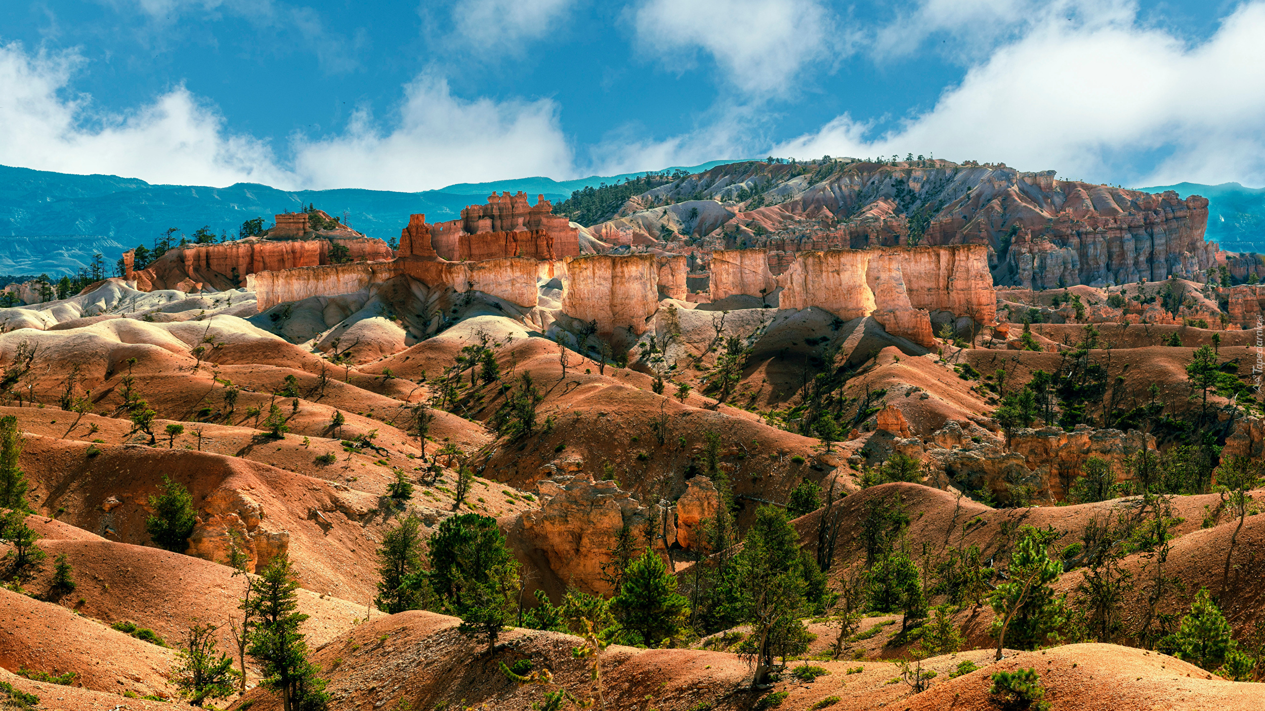 Kanion, Park Narodowy Bryce Canyon, Skały, Utah, Stany Zjednoczone